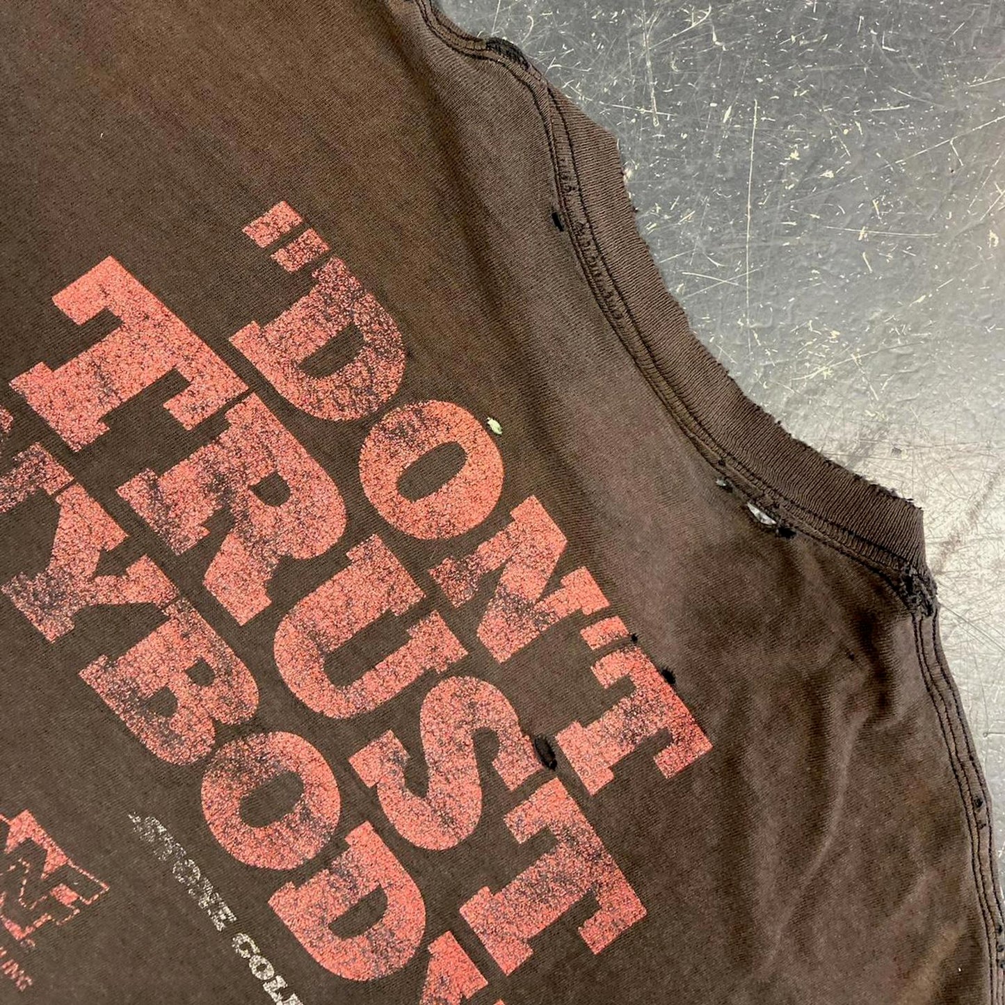 1996 Distressed Faded Stone Cold Steve Austin WWF Tee - L