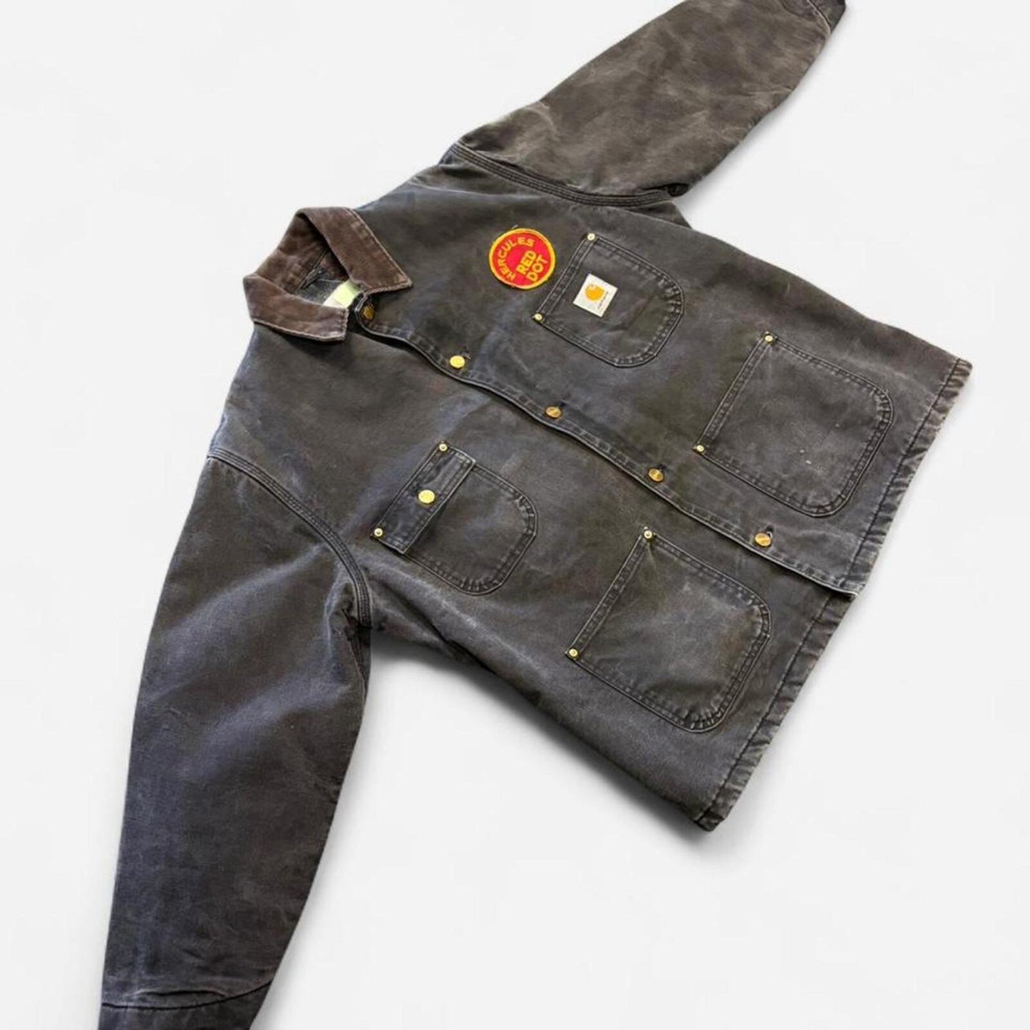 Vintage 2001 Carhartt Blanket Lined Chore Jacket - L