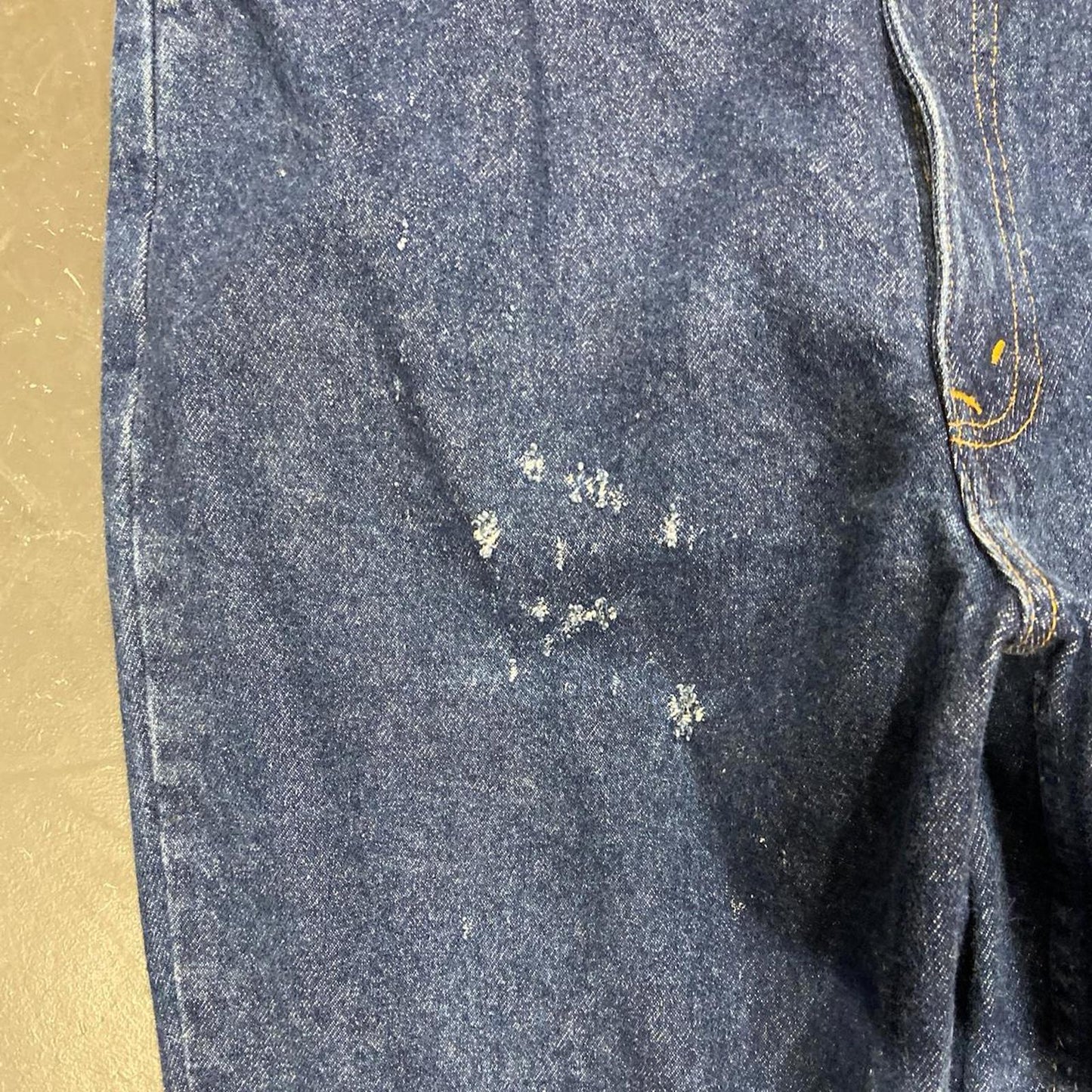Vintage Dark Wash Levi Orange Tabs - 38