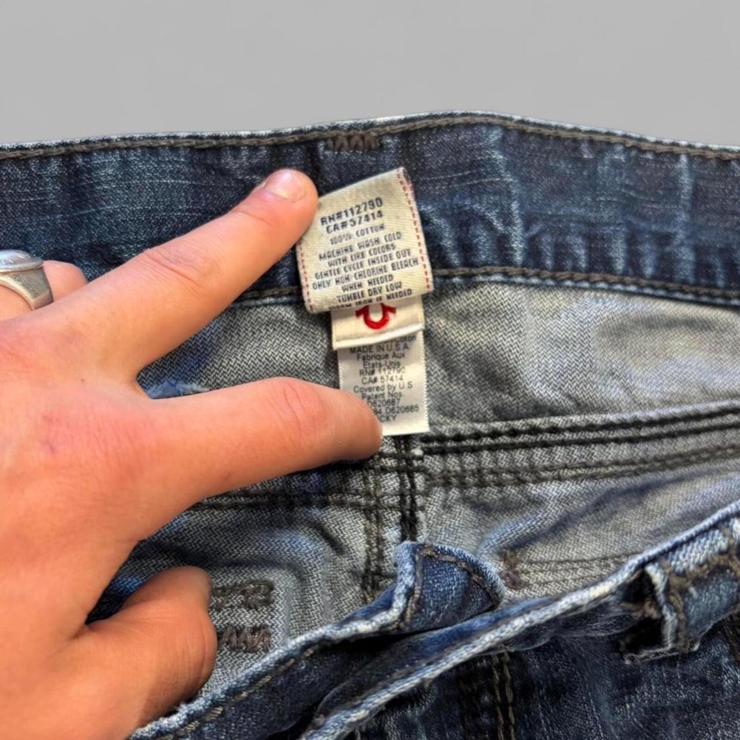Y2K True Religion Boot Cut Jeans - 36