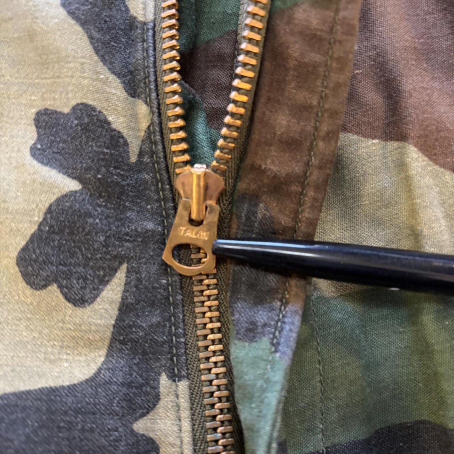 1970s Vietnam Era Camo Military Pants - 32