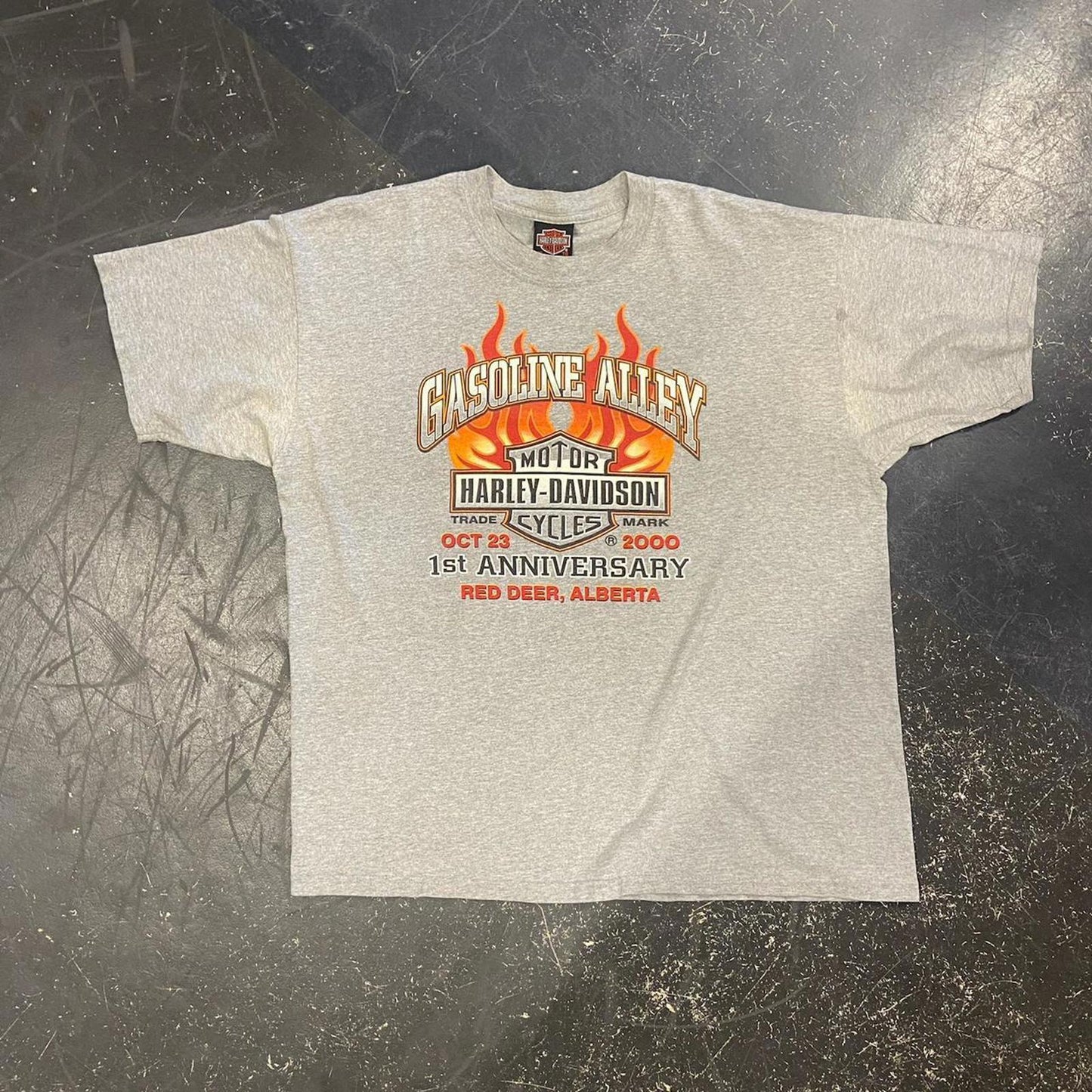 Vintage Harley Davidson Gasoline Alley Tee - XL