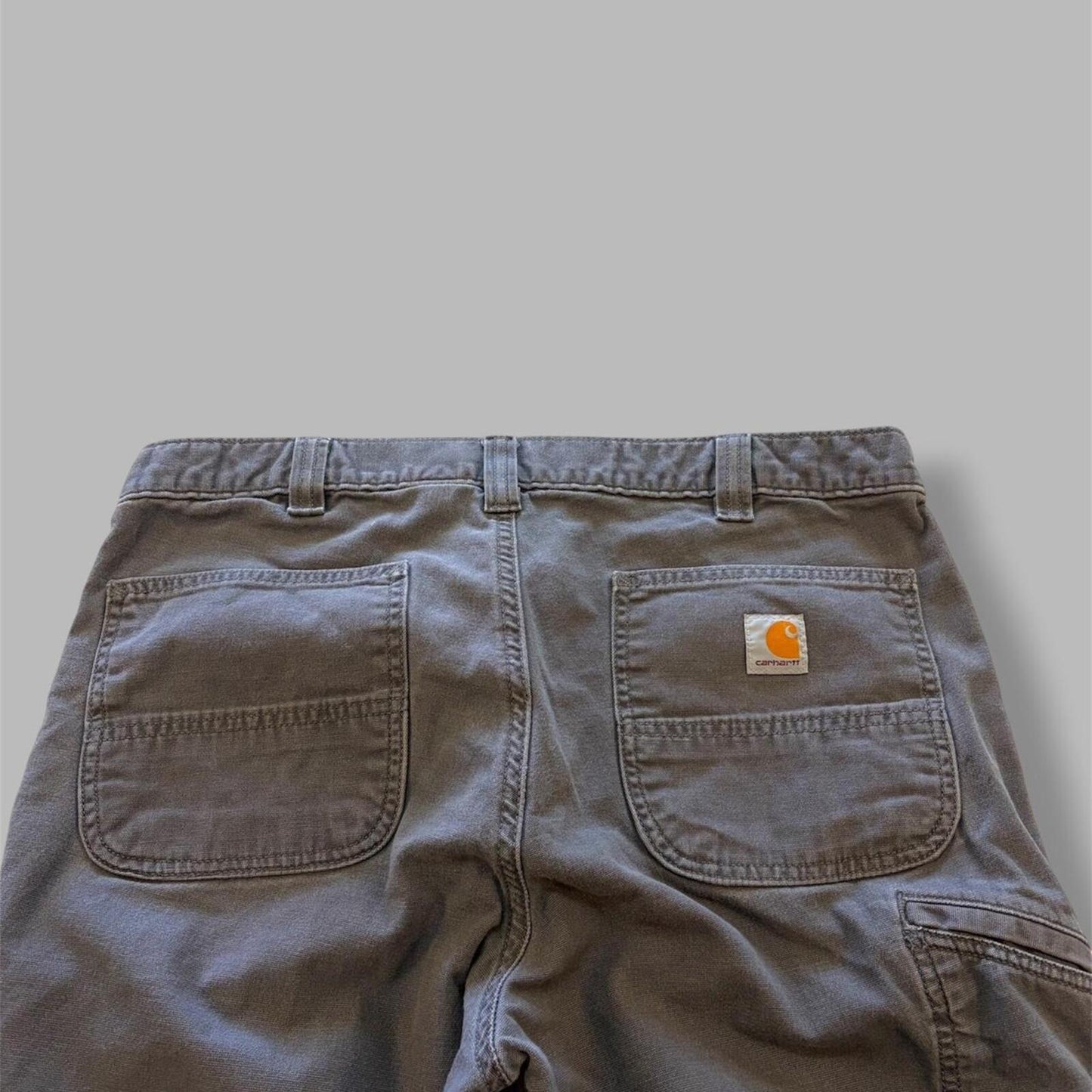 Grey Carhartt Carpenter Pants - 36