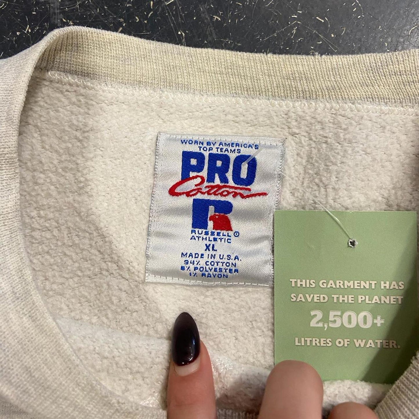 90s Russell Athletic Wooster Crewneck - XL