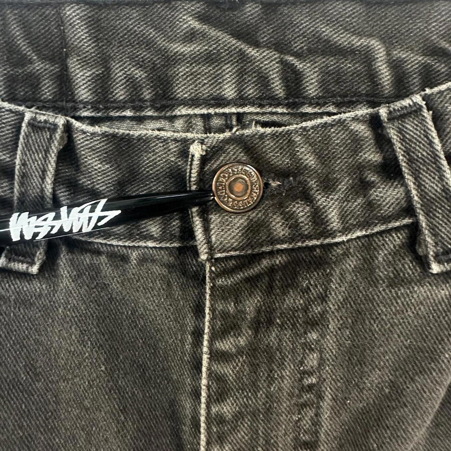 Vintage 1999 Black Levi Orange Tabs - 31