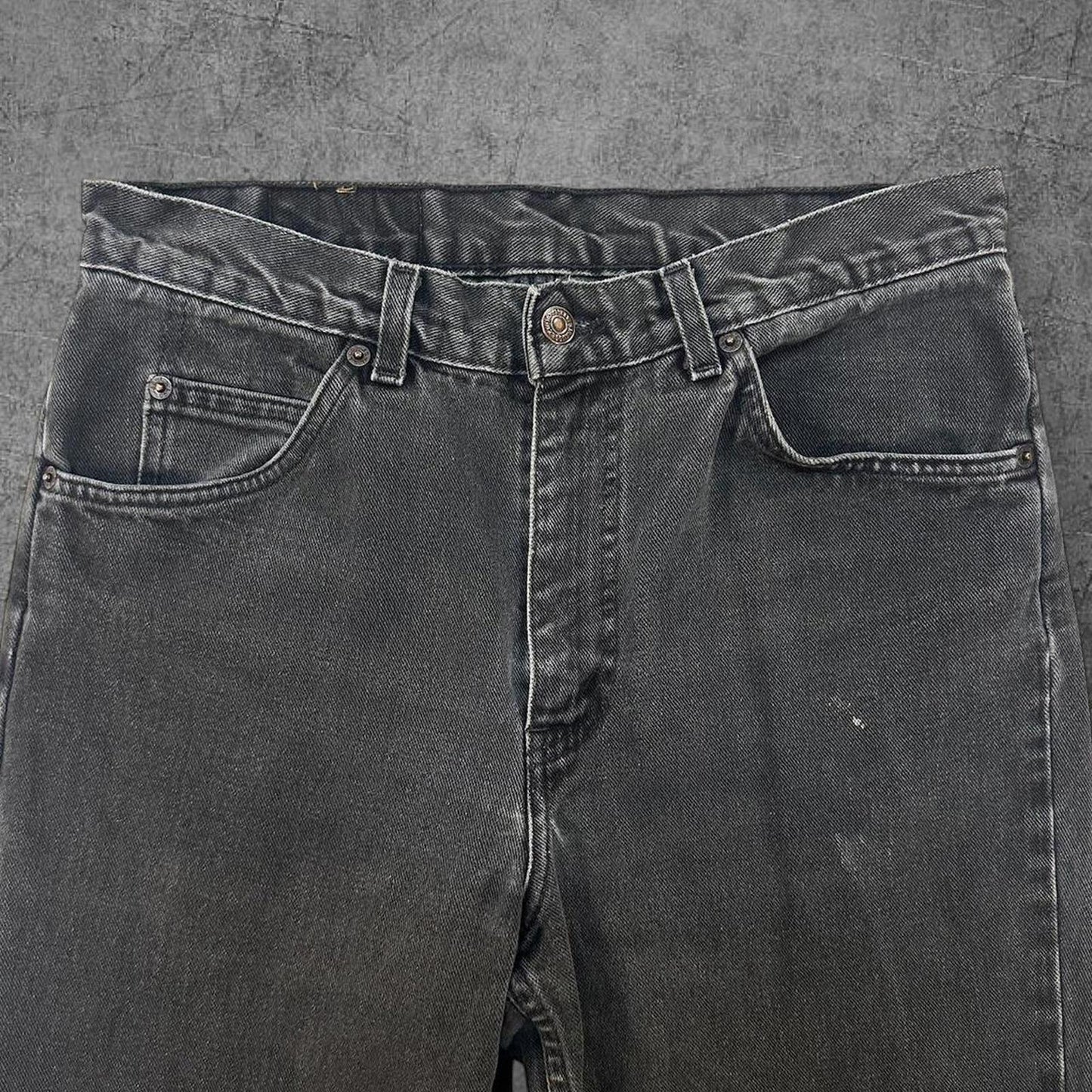 Vintage 1999 Black Levi Orange Tabs - 31