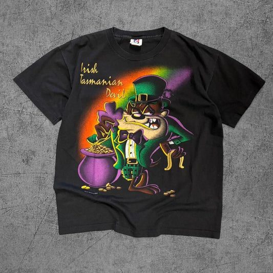 Vintage 1997 Irish Tasmanian Devil Tee - L