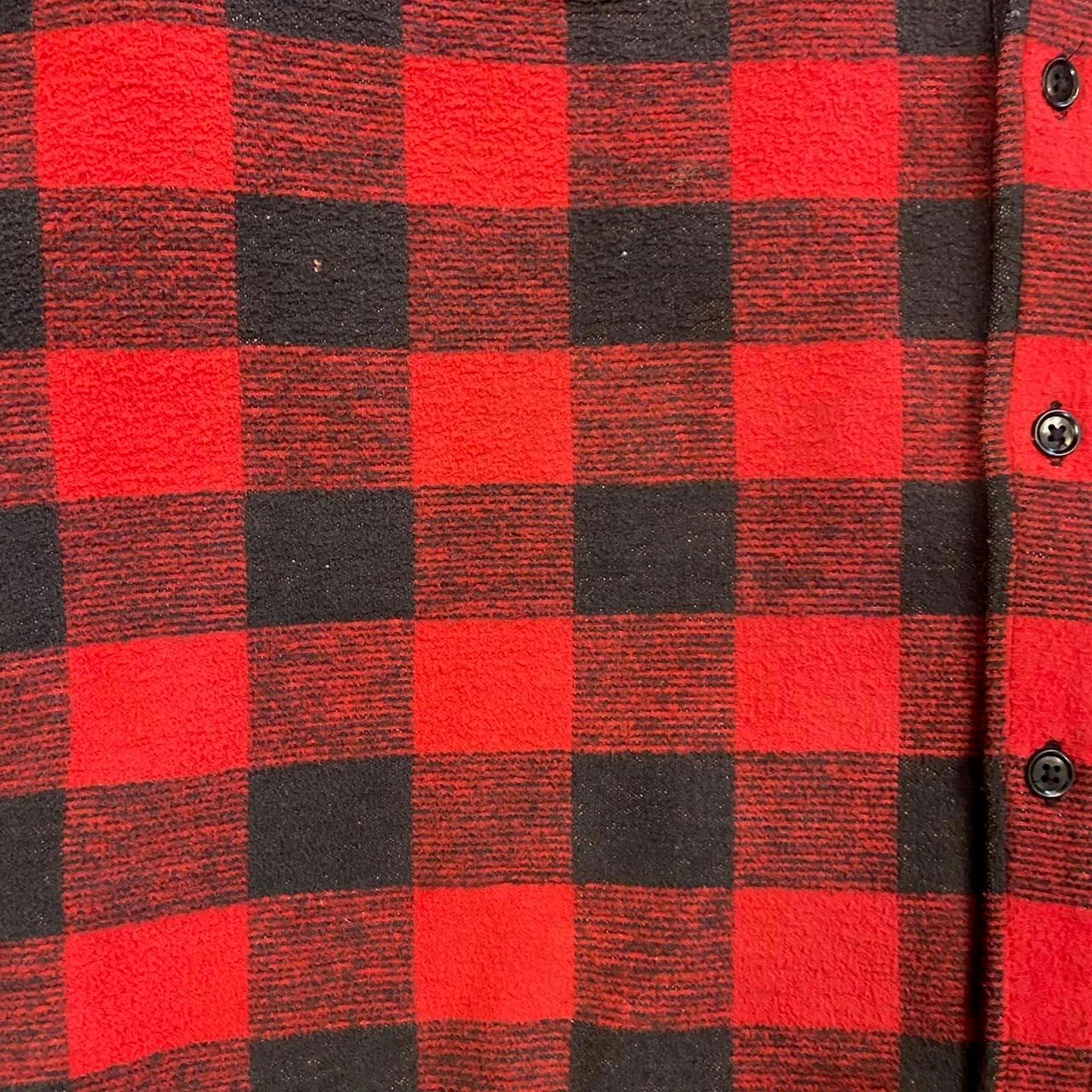 Vintage Red Plaid Button Up - XL