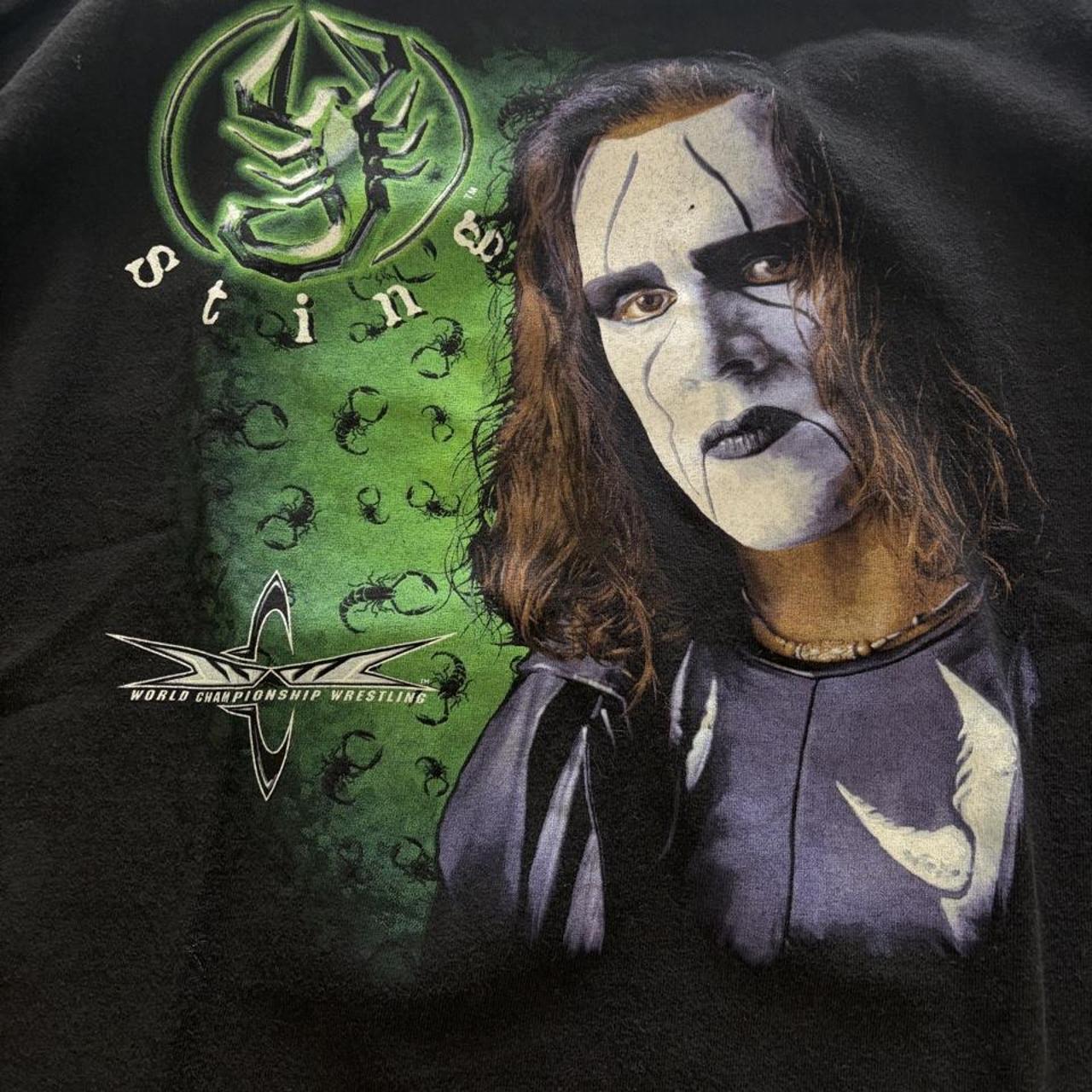 Vintage WCW Sting Back In Black Tee - XL