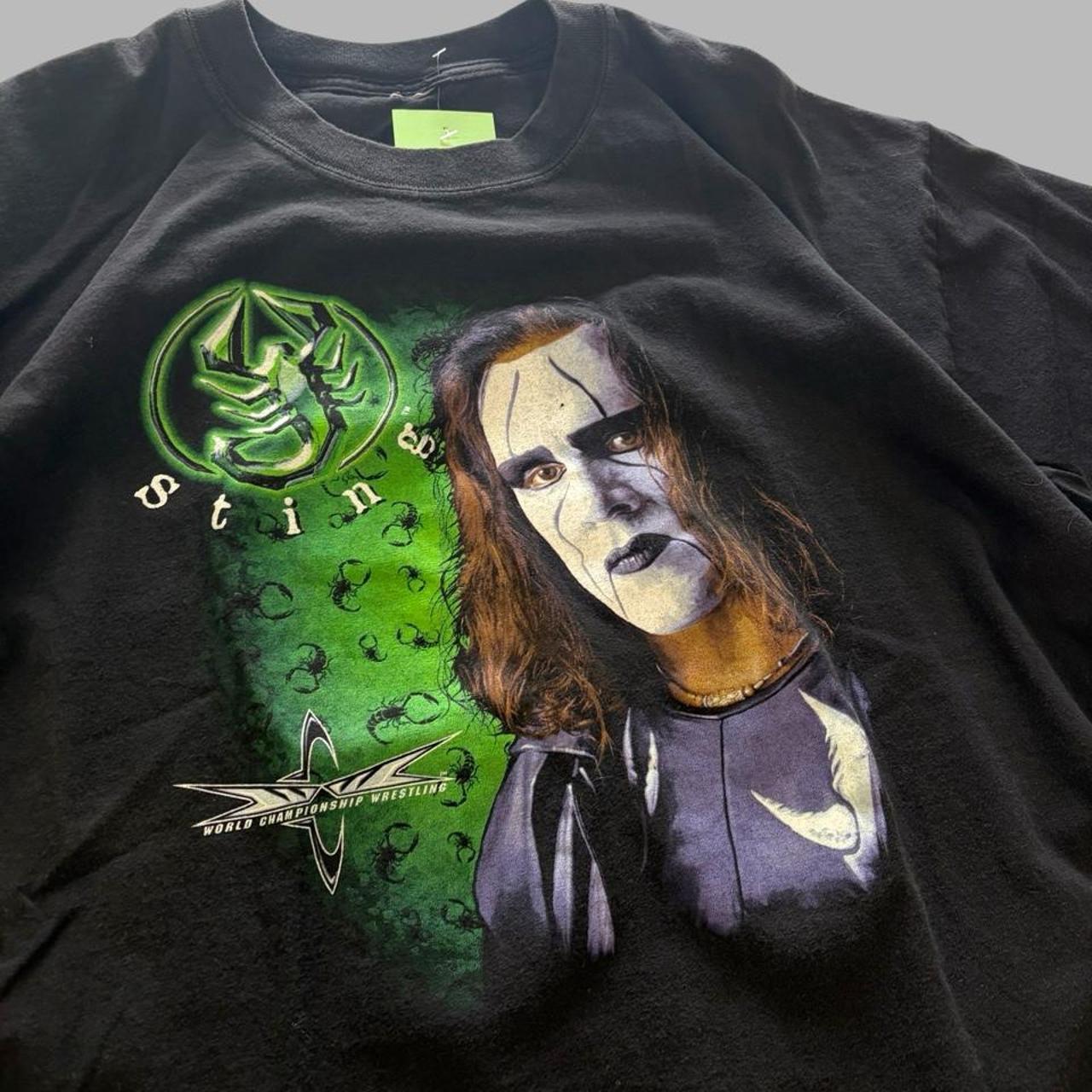 Vintage WCW Sting Back In Black Tee - XL