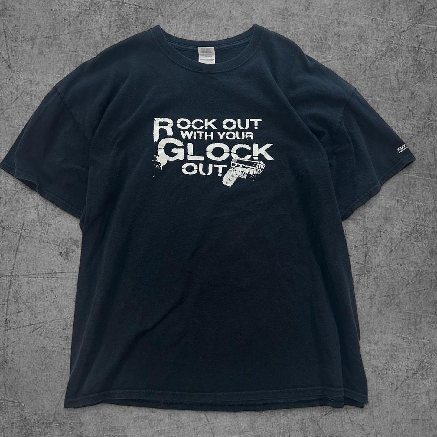Y2K rock out with your glock out Tee - XXL