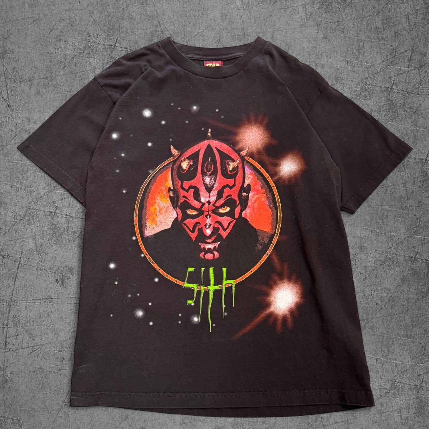 Vintage 1999 Star Wars Darth Maul Sith Tee - L