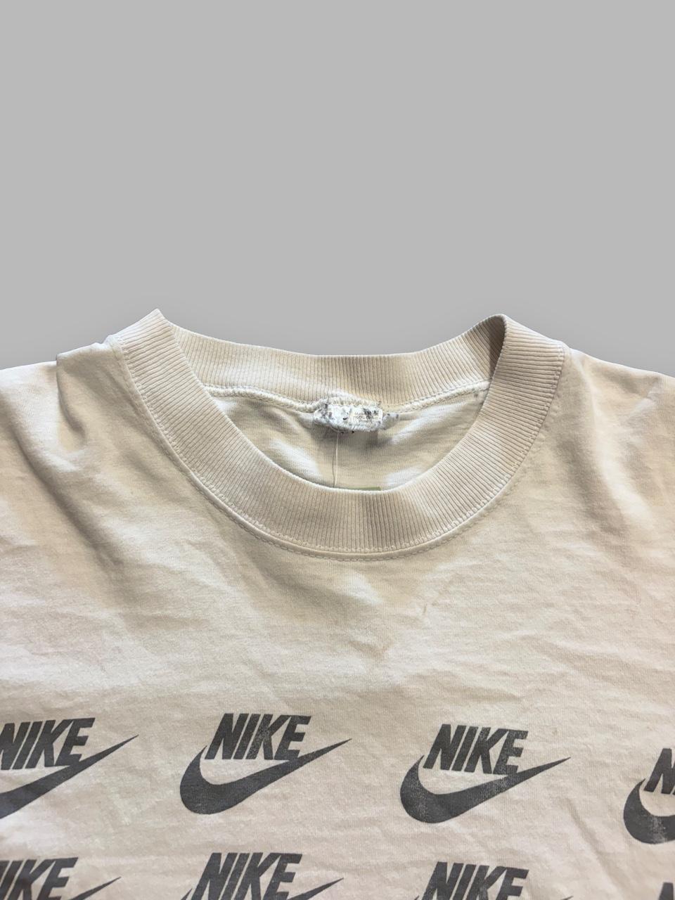 Vintage Nike Logo Repeat Bootleg Tee - XL