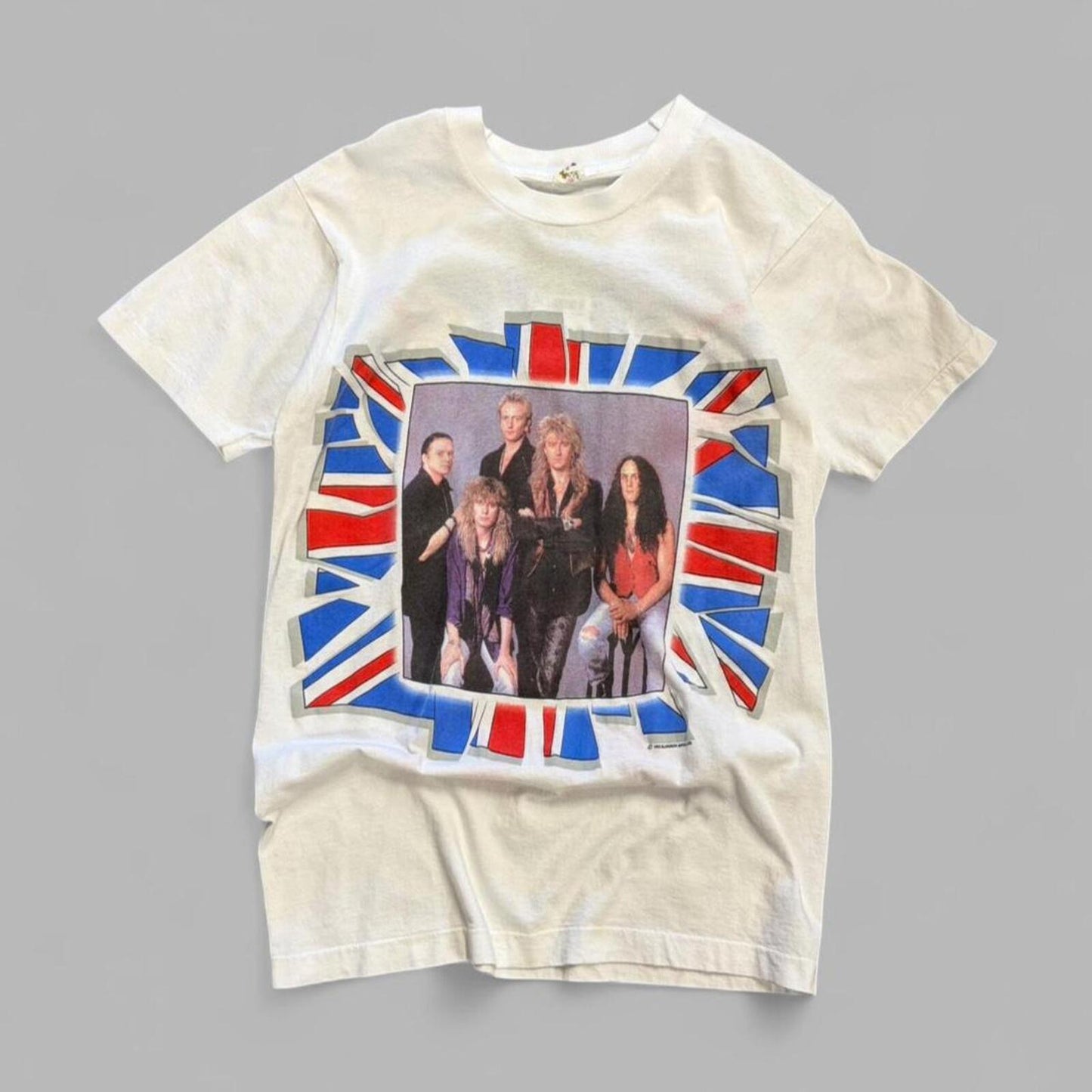 1992 Def Leppard 7 Day Tour Tee - L