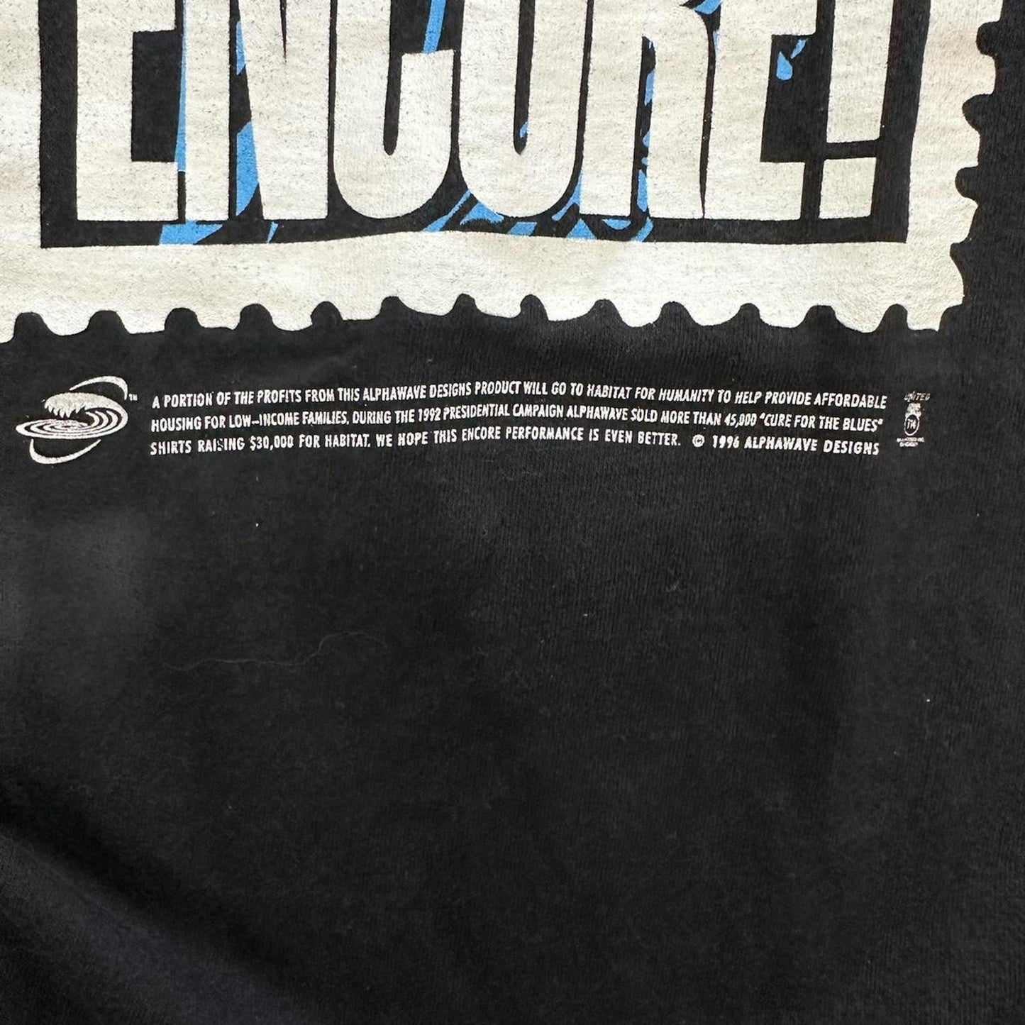 1996 Bill Clinton Encore Band Tee - XL