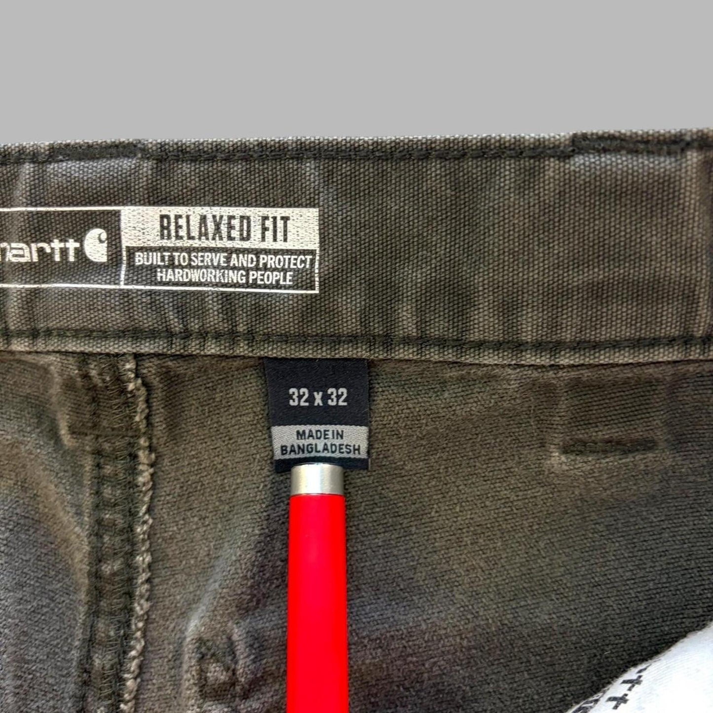 Grey Carhartt Work Pants - 32