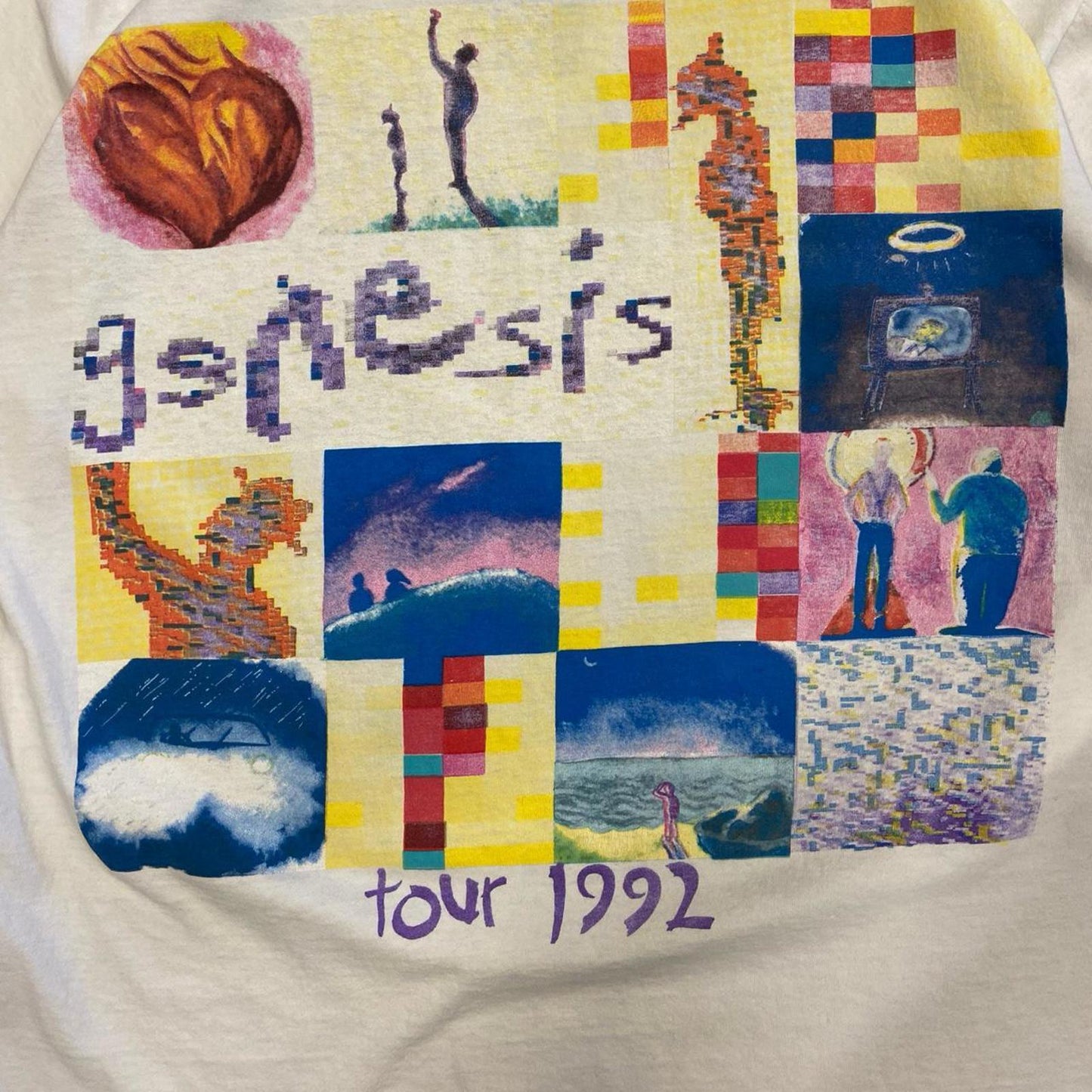 Vintage 1992 Genesis Night Sky Tour Tee - XL