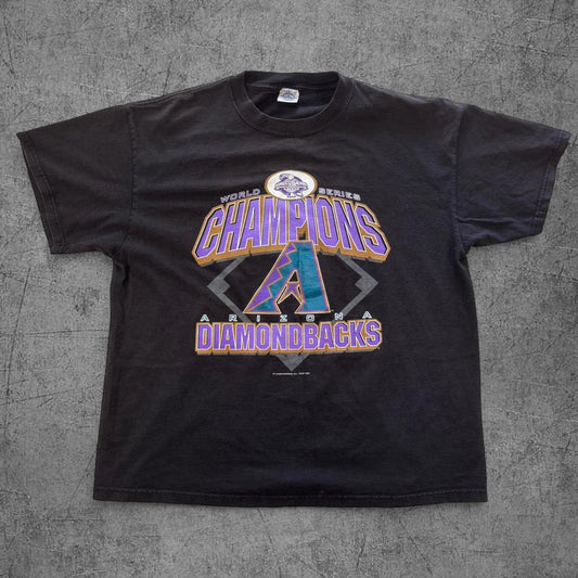 Vintage 2001 Diamondbacks MLB Championship Tee - XL