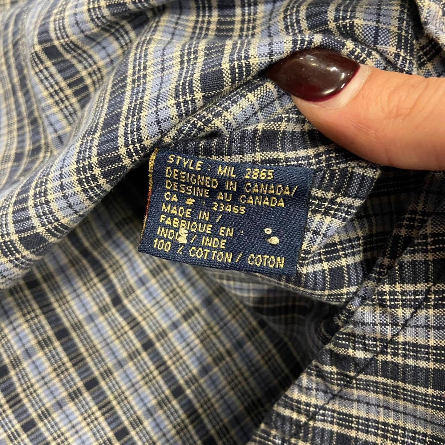 Vintage Higher State Boxy Plaid Button Up - M