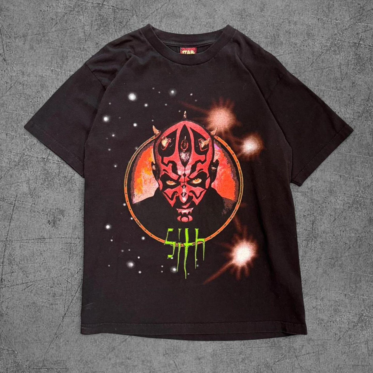 Vintage 1999 Star Wars Darth Maul Sith Tee - L