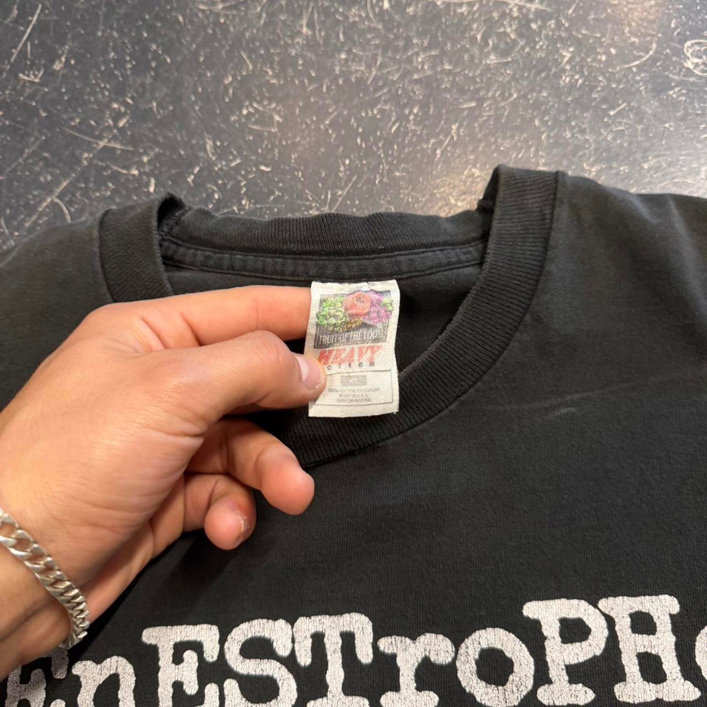 Vintage Rare 1994 Benestrophe Sensory Deprivation Tour Tee - XL