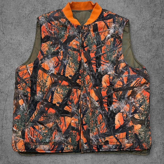 Fucking Awesome Fall RealTree Reversible Puffer Vest - XL