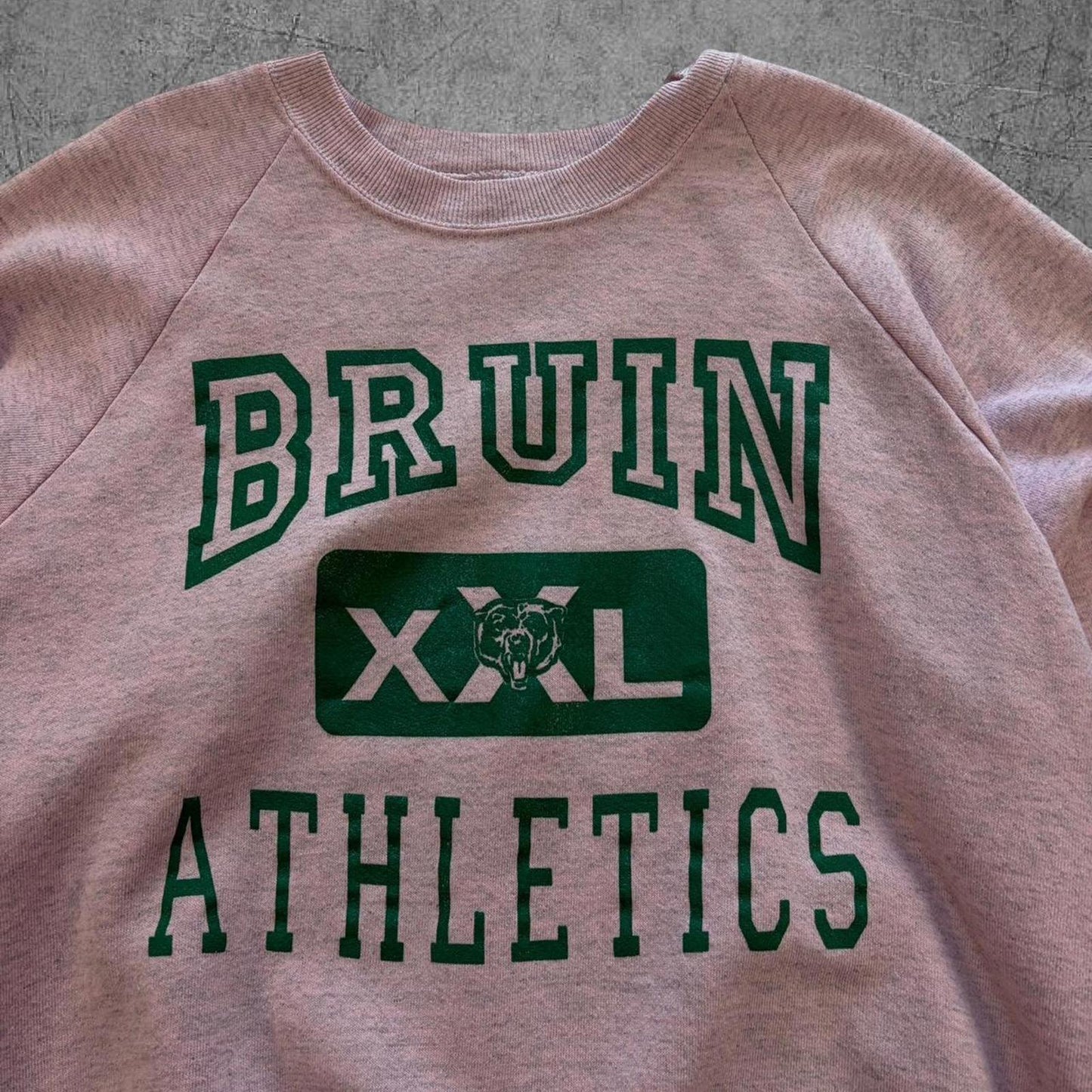 Vintage 80s Bruin Athletics Pink Crewneck - XL