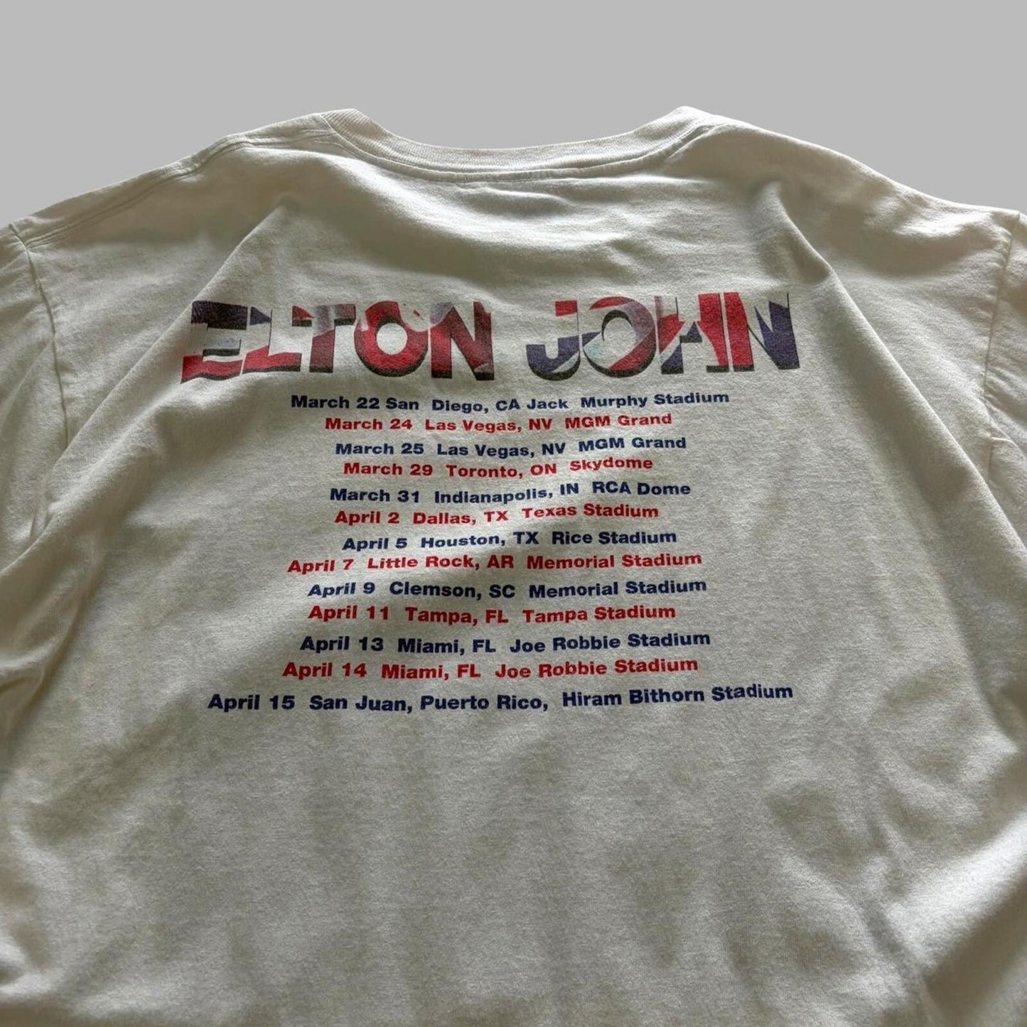 1995 Elton John Tour Tee - XL