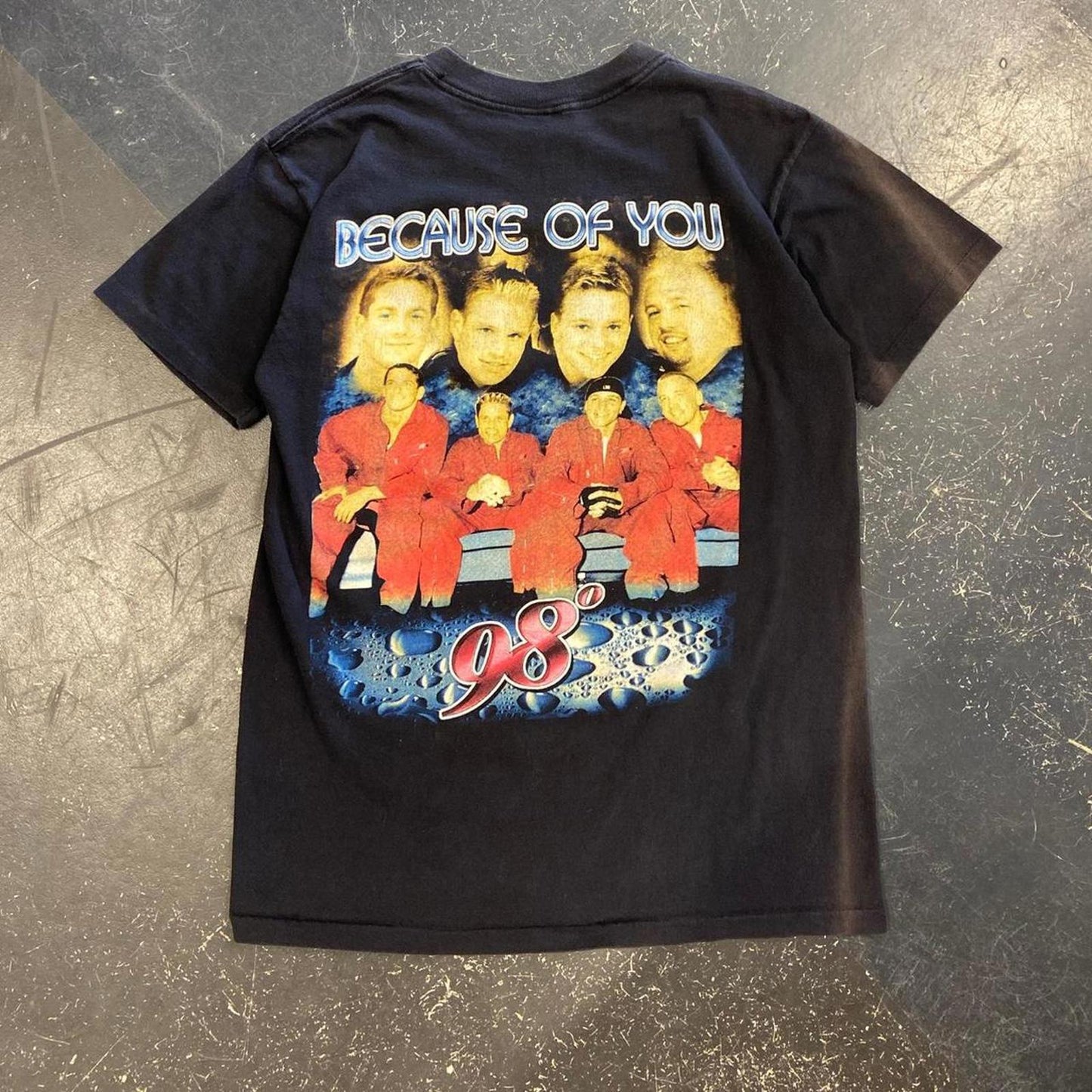 Vintage 98 Degrees Rap Tour Tee - M
