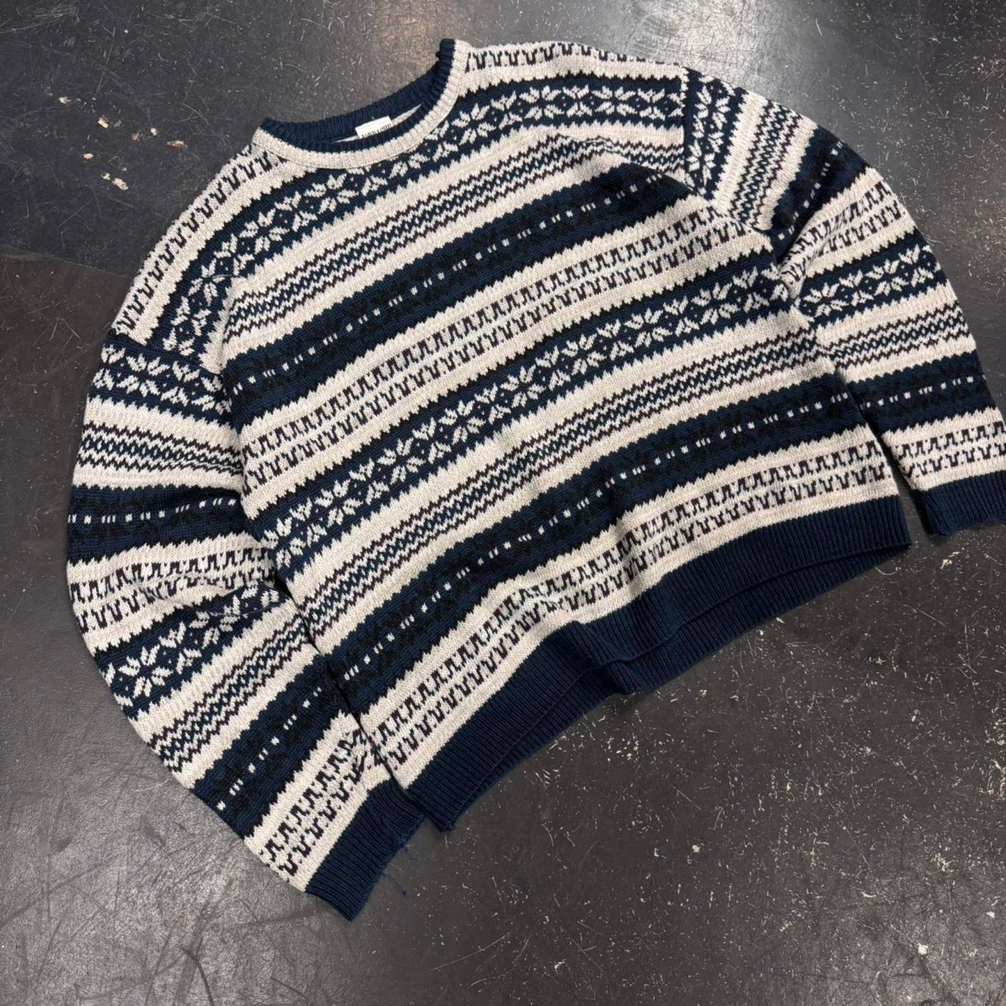 90s Jordache Grandpa Knit - XL