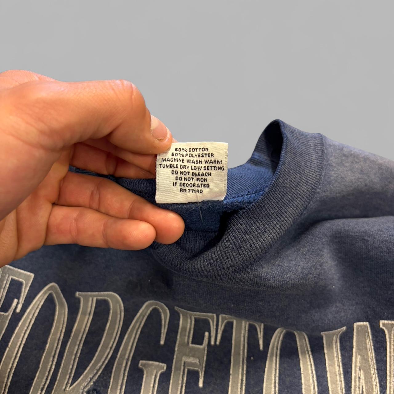 Vintage 90s Georgetown University Crewneck - L