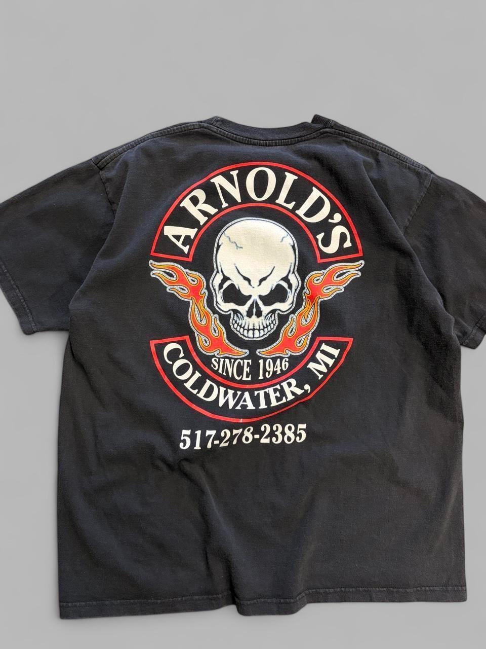 Vintage Arnold’s Skull Bike Shop Tee - L