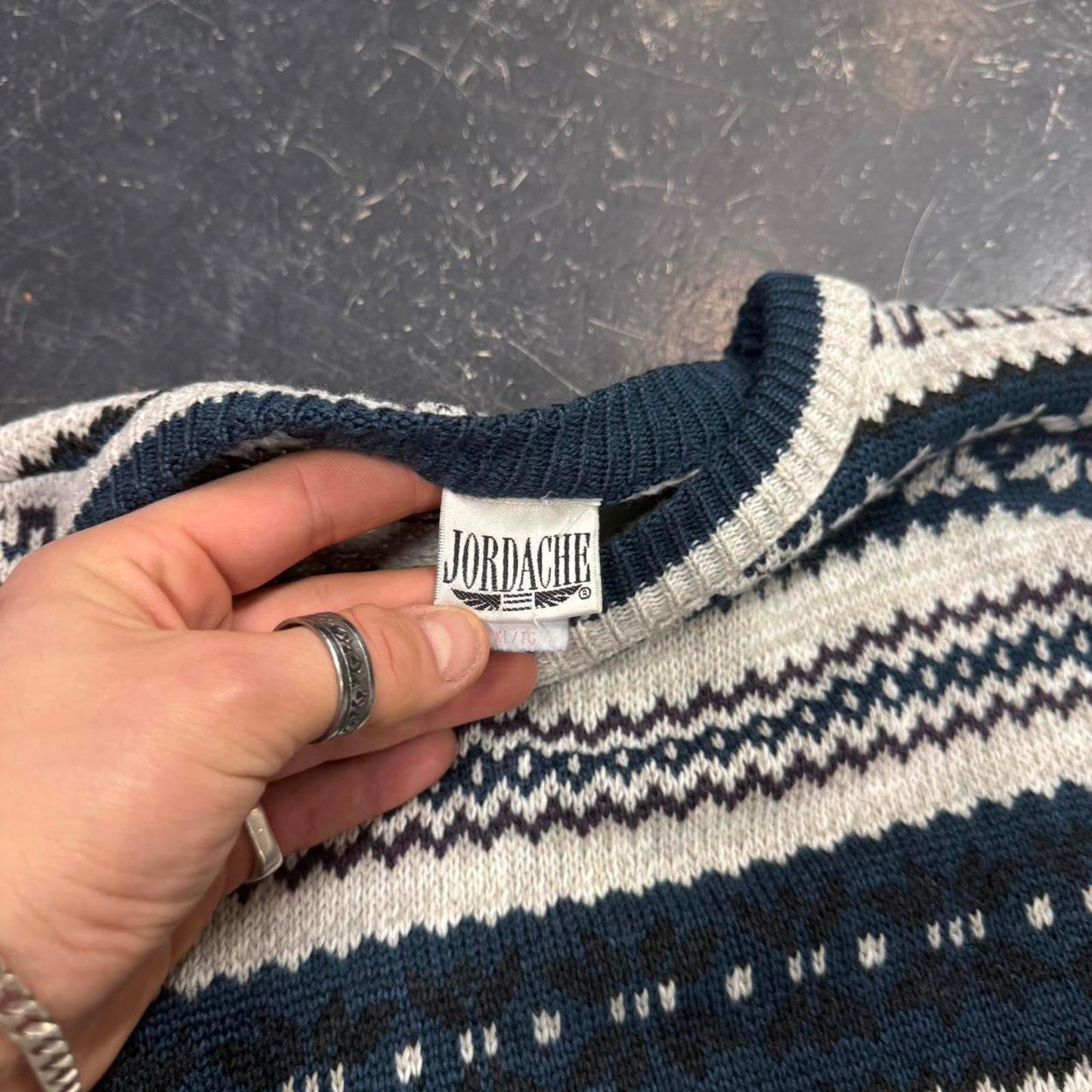90s Jordache Grandpa Knit - XL