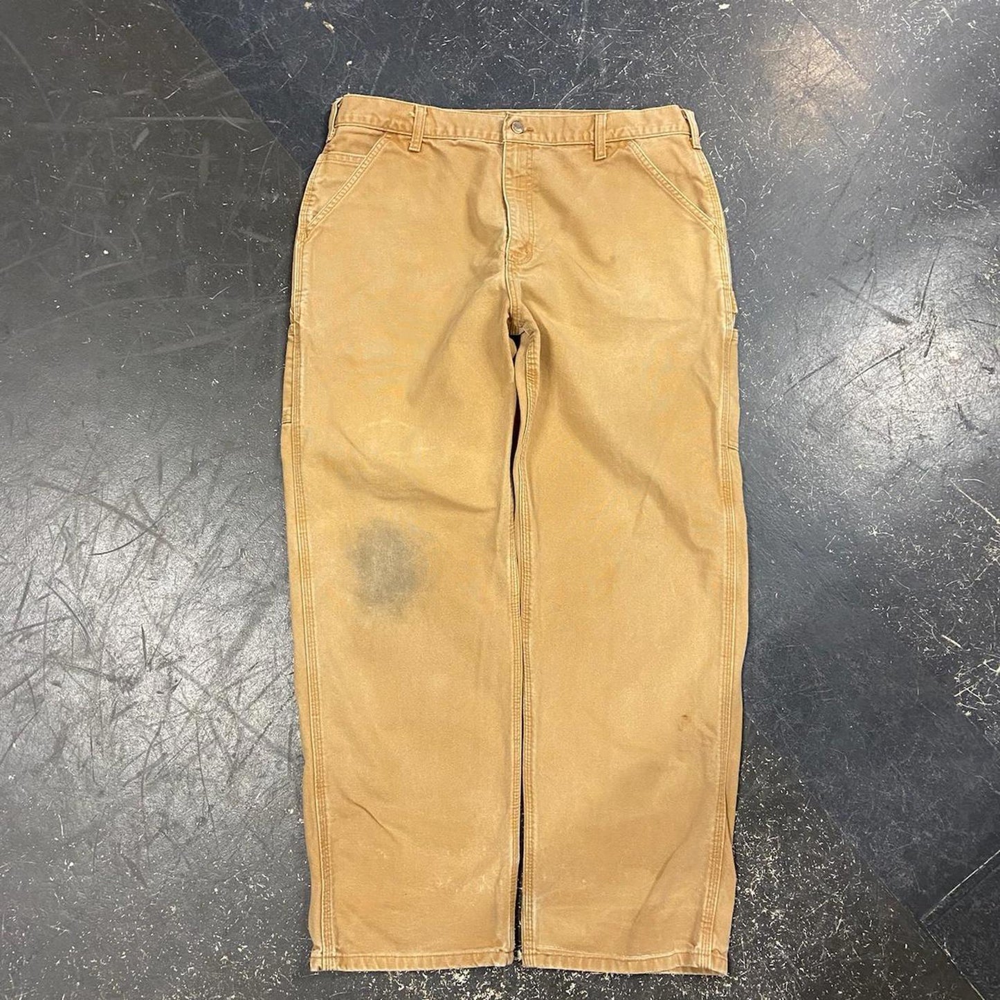 Tan Carhartt Dungarees - 38