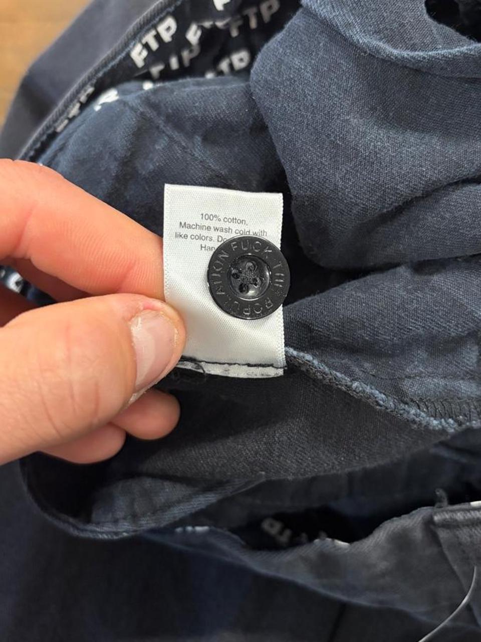 Black FTP Pants - 34