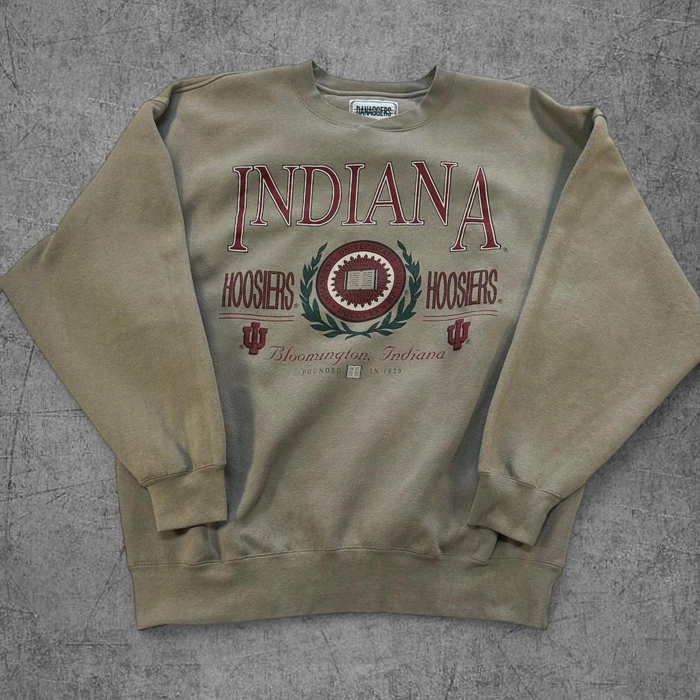 Vintage 90s Indiana Hoosiers University Crewneck - XL