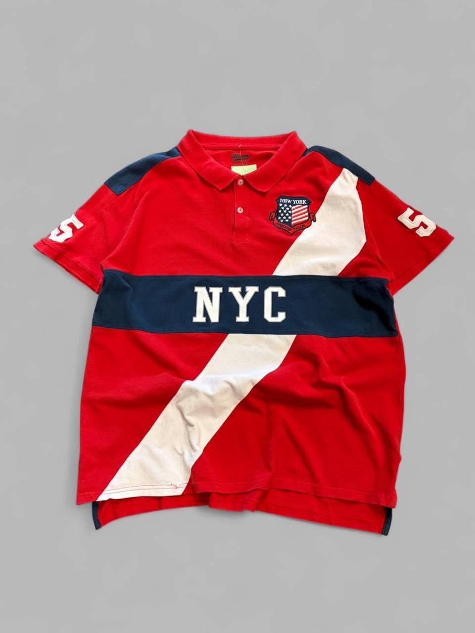 Y2K Mecca Red Polo - XXL