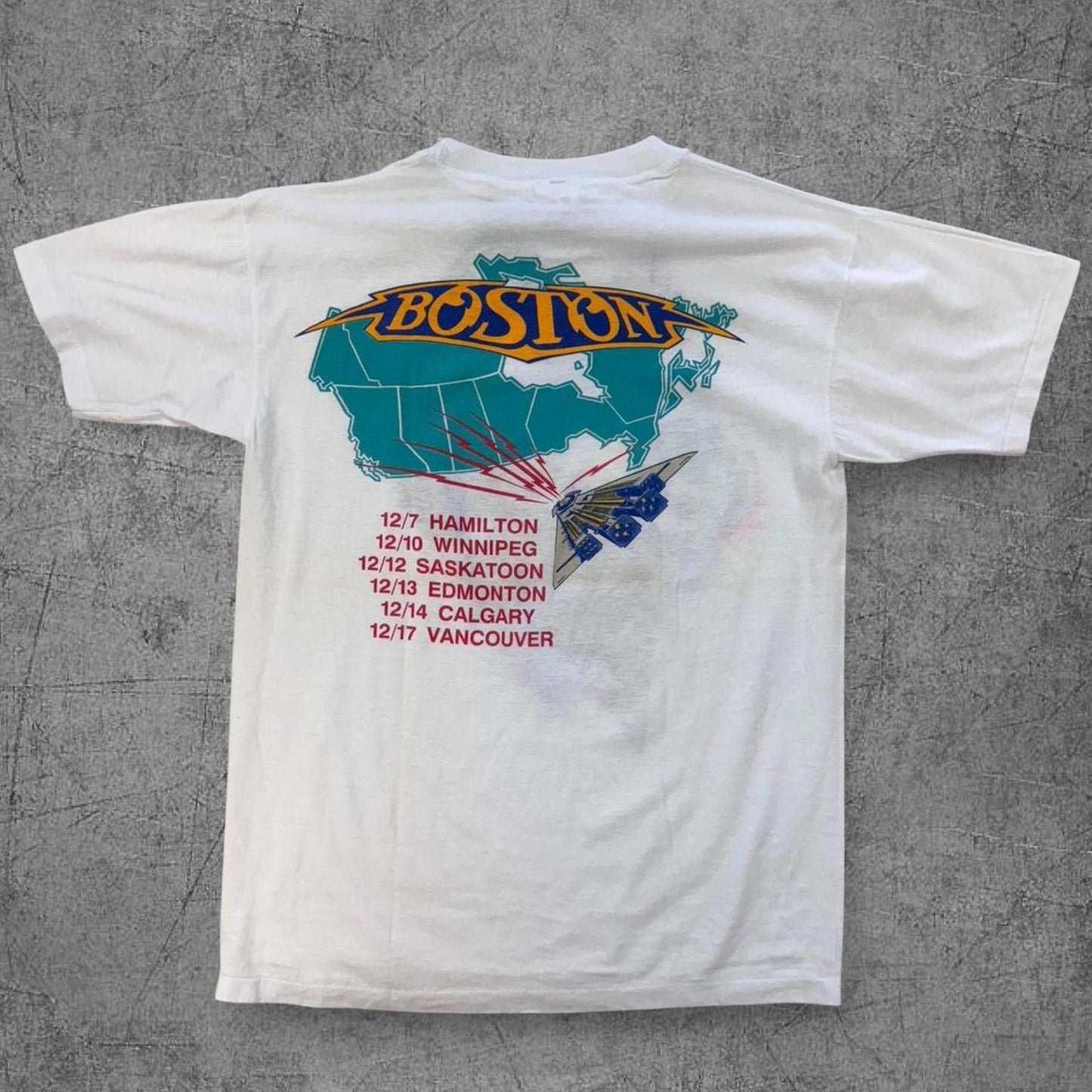 1988 Boston Band Tour Tee - L