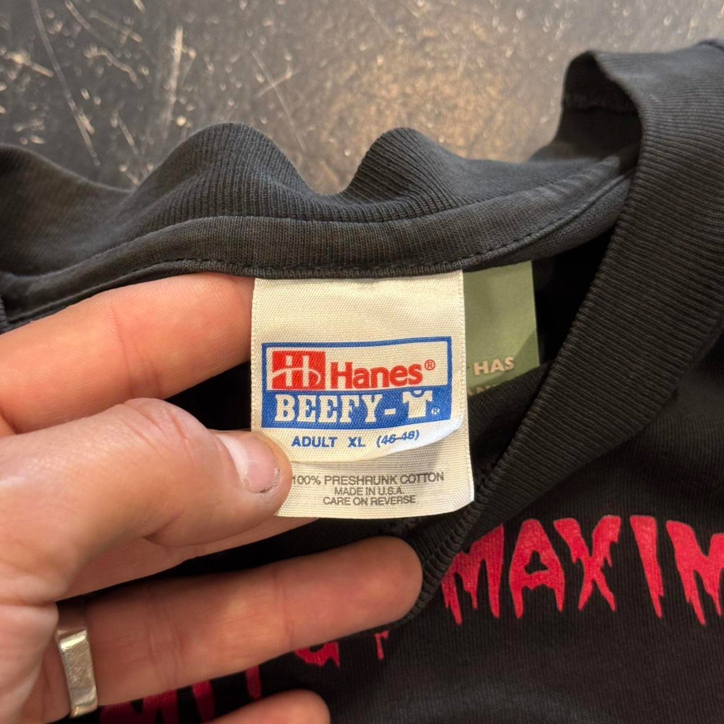 Vintage 90s ‘Bad Kitty’ Vomitus Maximus Art Tee- XL