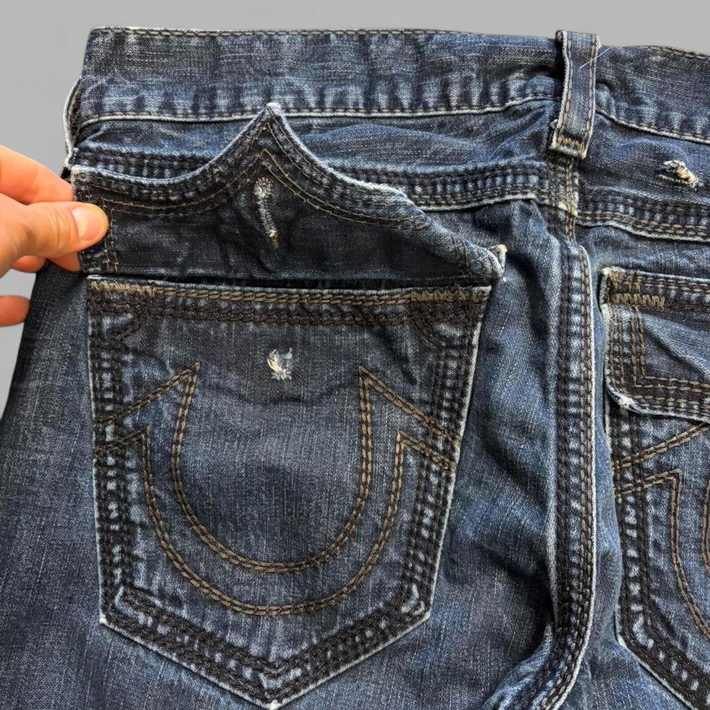 Y2K True Religion Boot Cut Jeans - 36