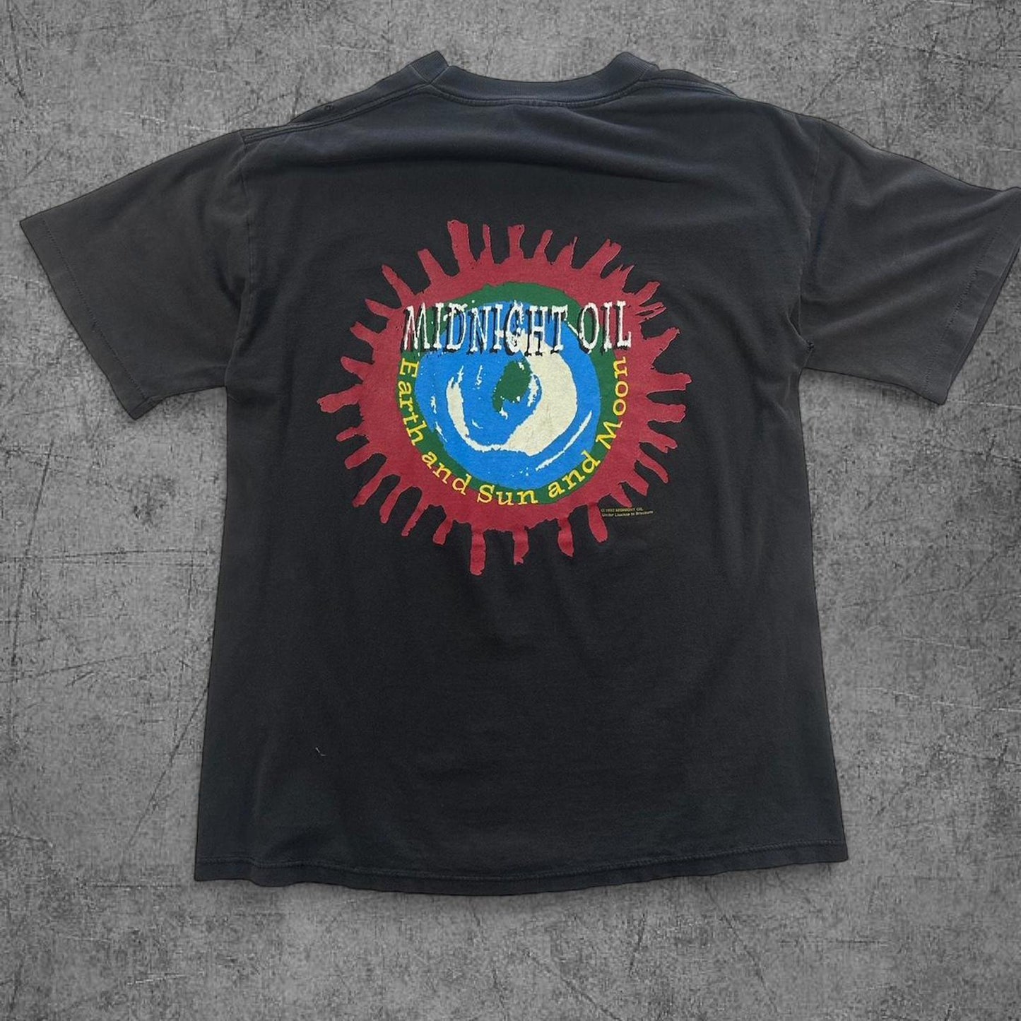 Vintage 1993 Midnight Oil Tour Tee - L