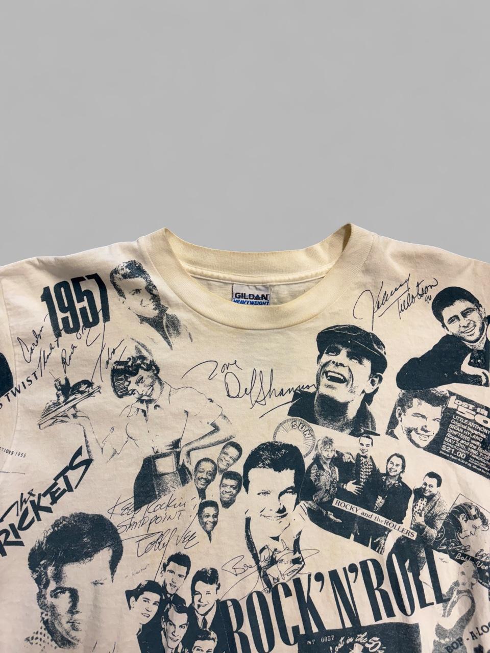 Vintage 90s Rock History AOP Tee - L