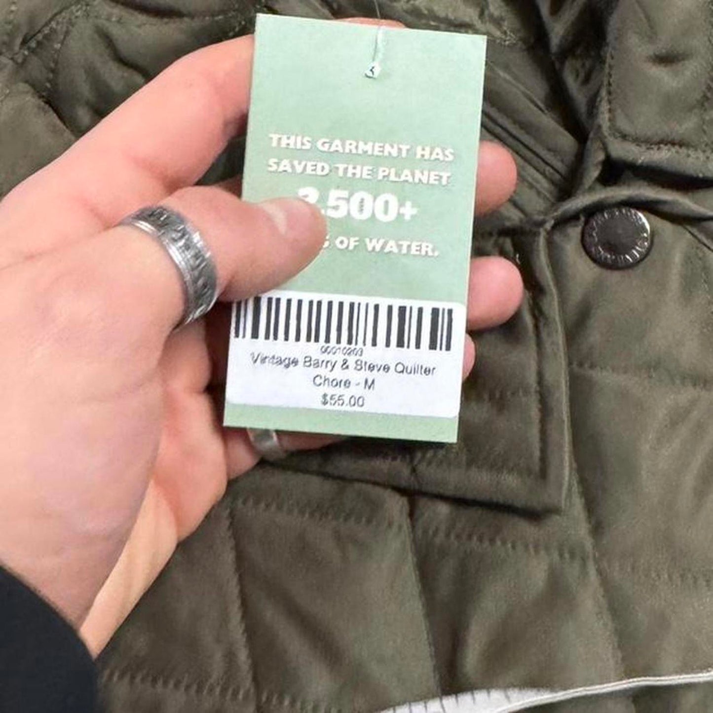 Vintage Steve & Barry Quilted Chore - M