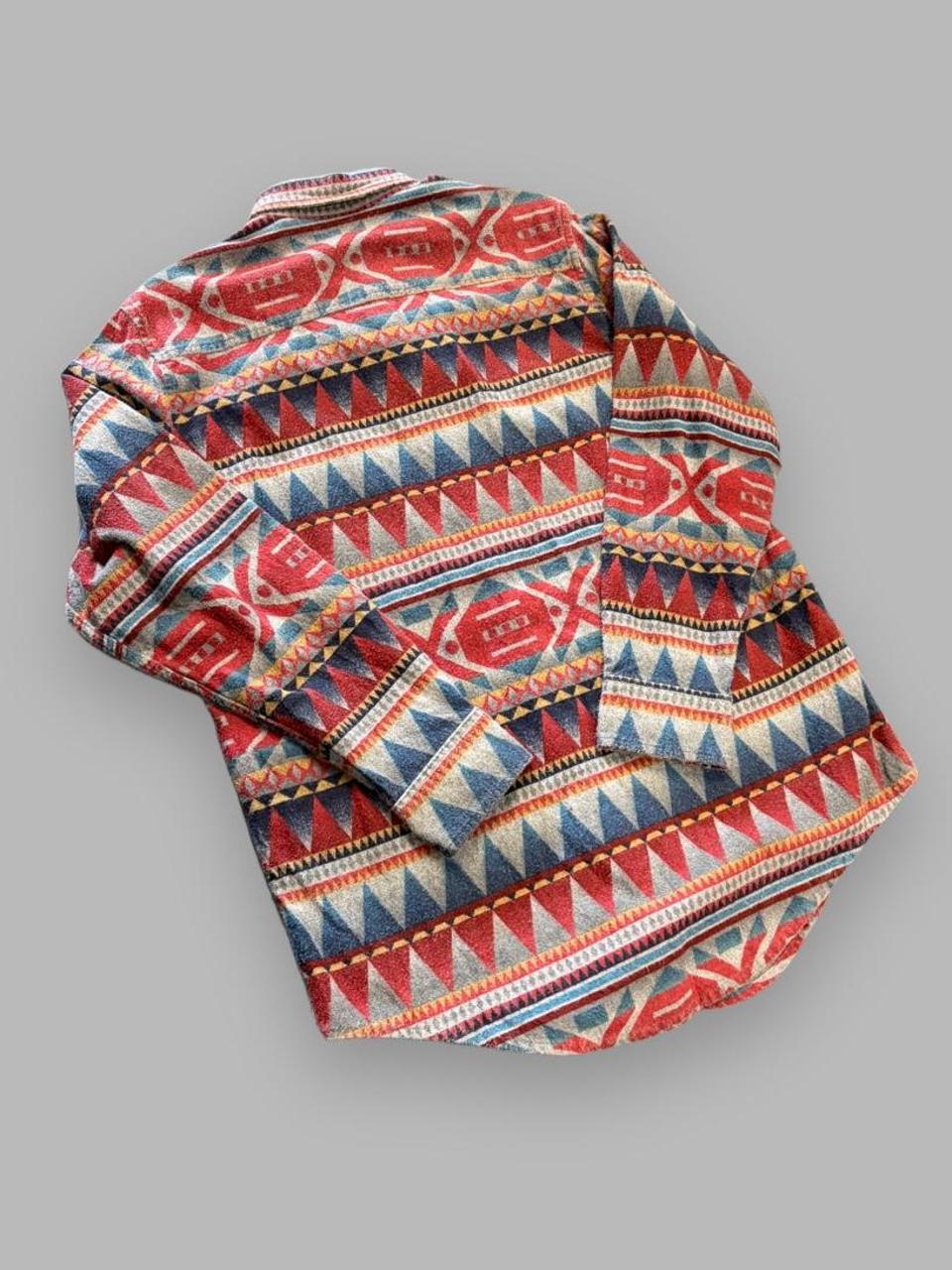 Vintage LL Bean Southwestern Button Up - L