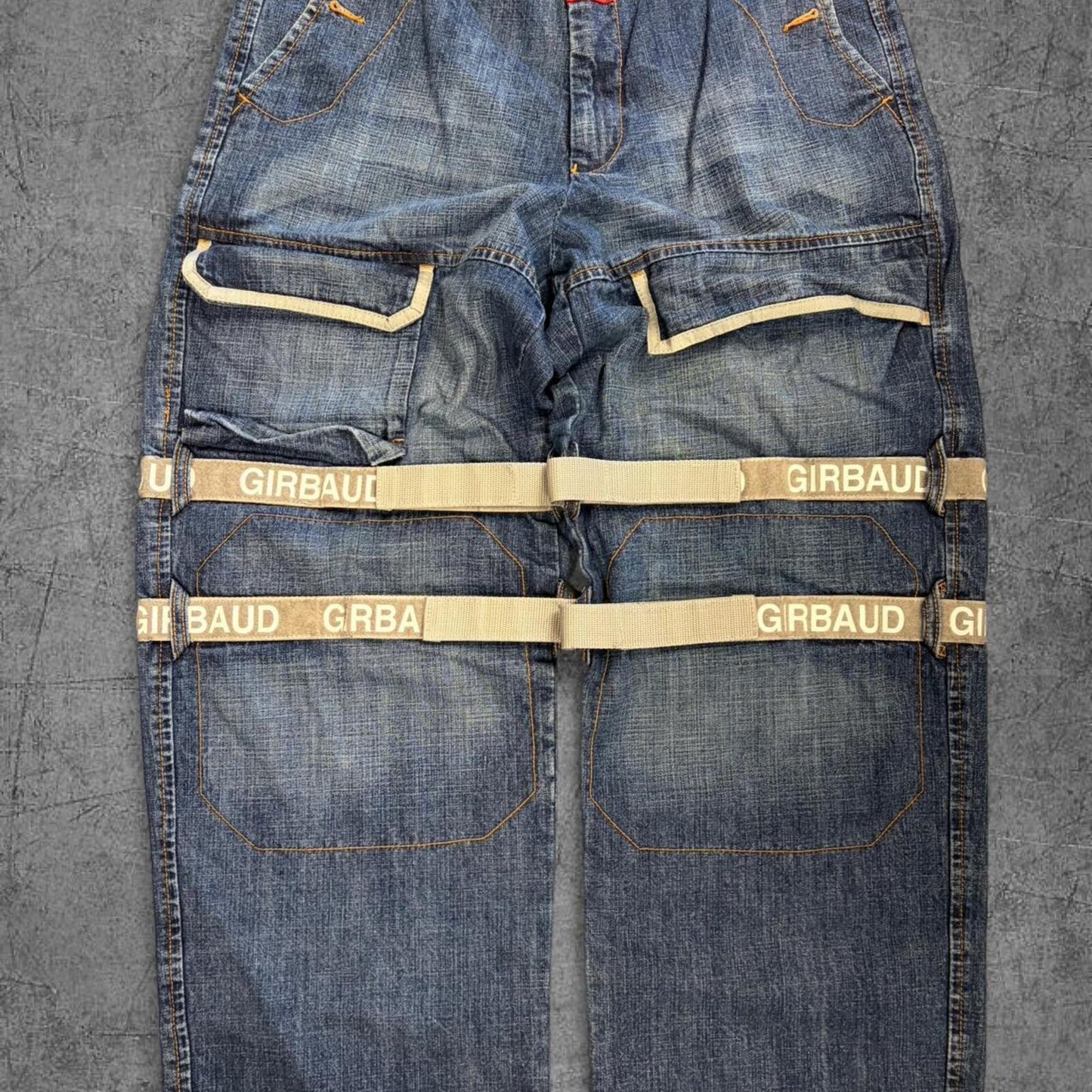 Y2K Marithé & Francois Girbaud Baggy Strap Jeans - 32