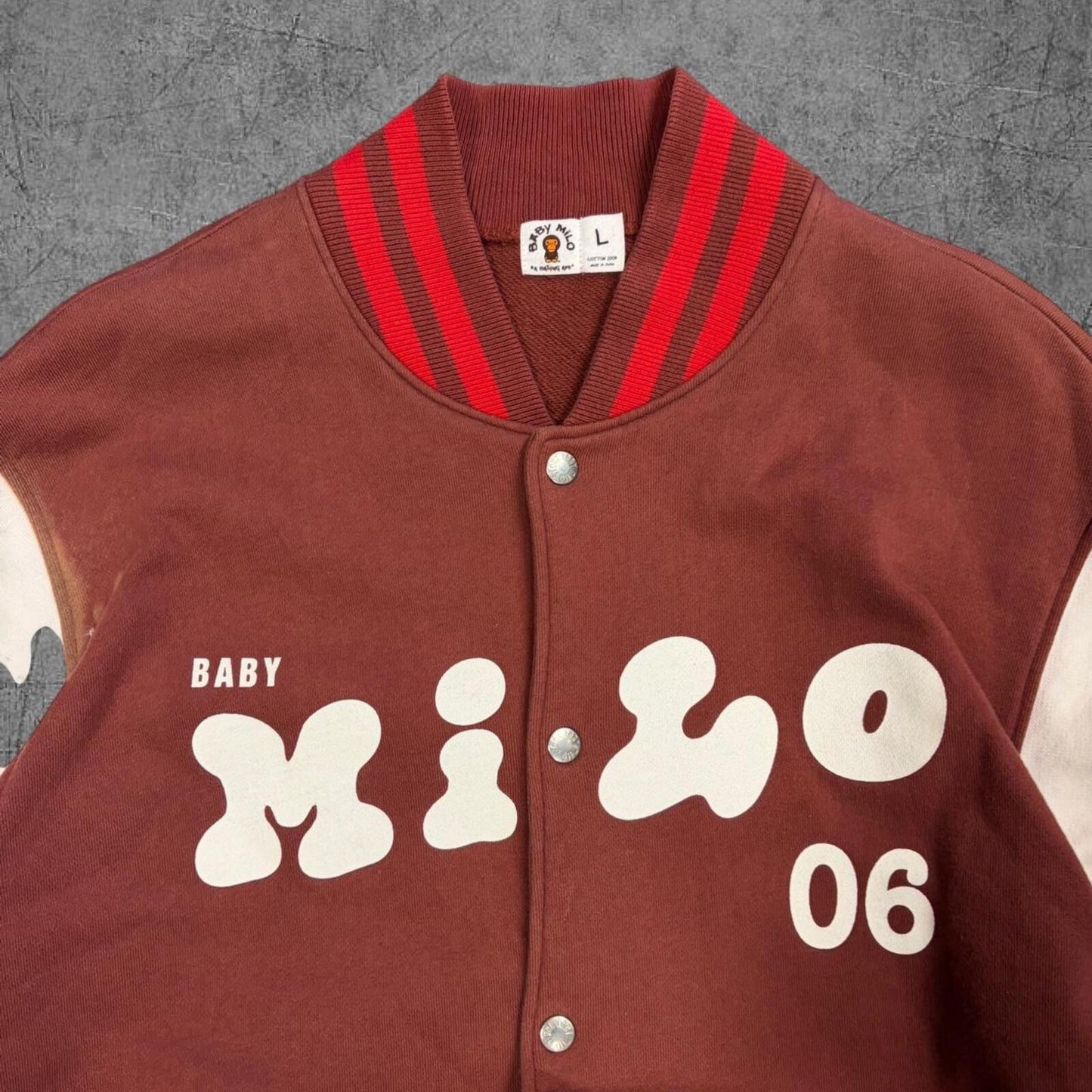 Bape F/W 2006 Baby Milo Varsity Jacket - L