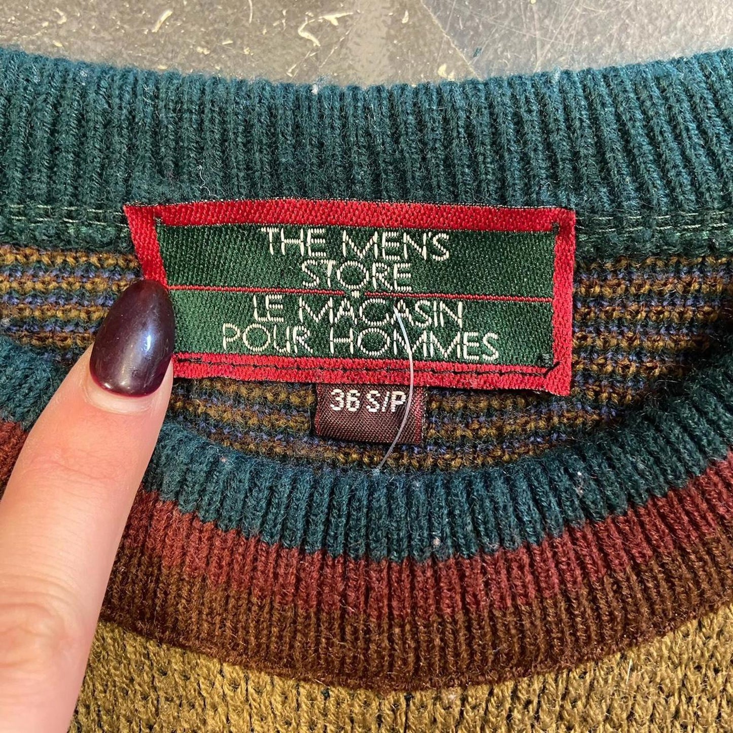 Vintage 90s Sears Duck Hunting Knit - L