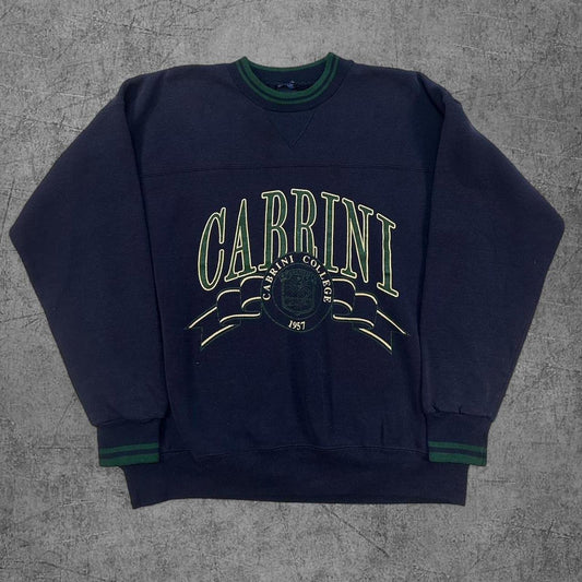 Vintage 90s Cabrini College Crewneck - XL