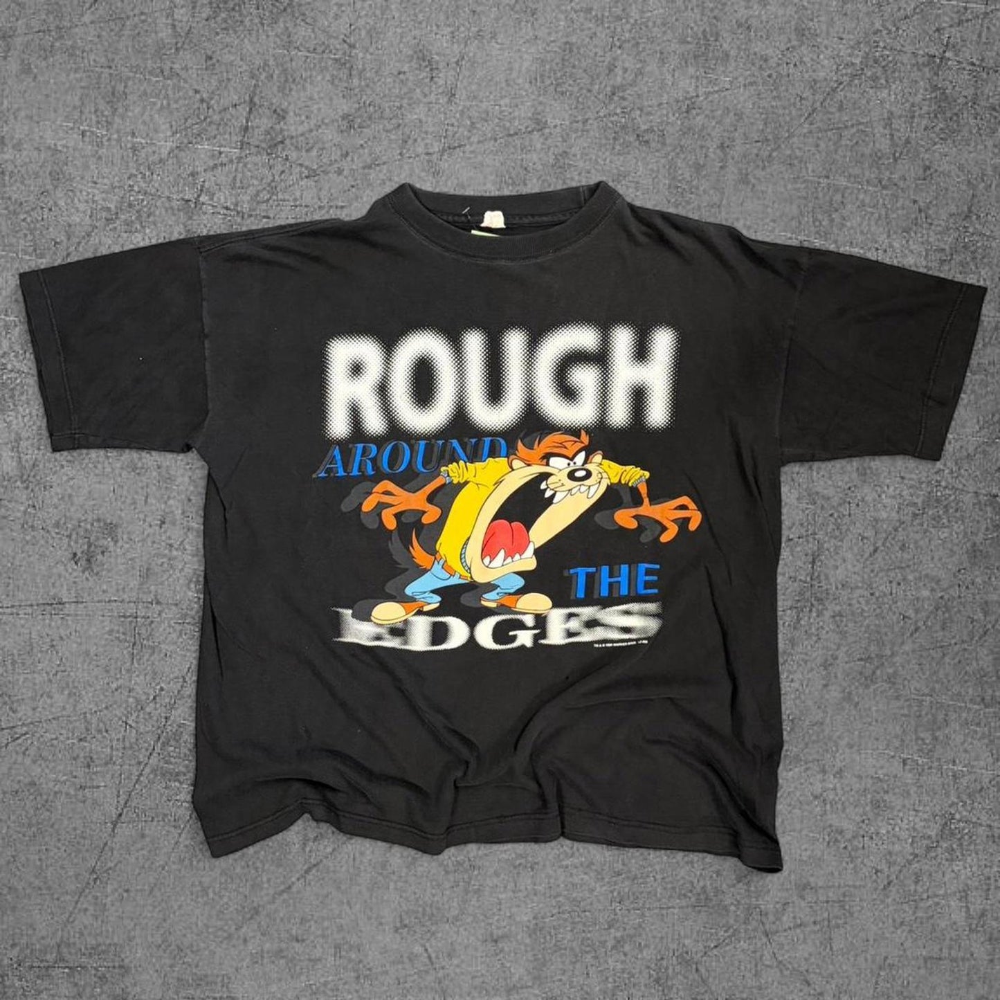 1996 Rough Tasmanian Devil Looney Tunes Tee - XL