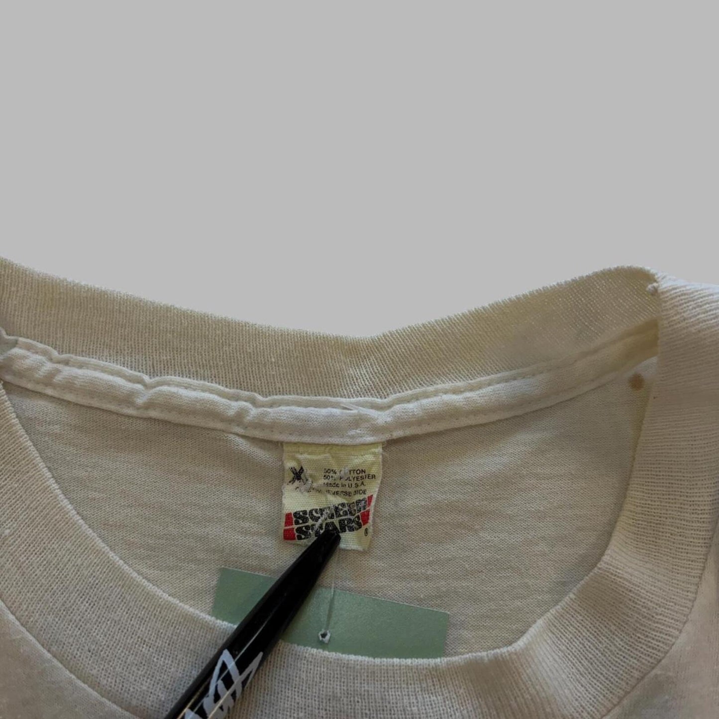 80s Newport cigarets suspenders tee - M